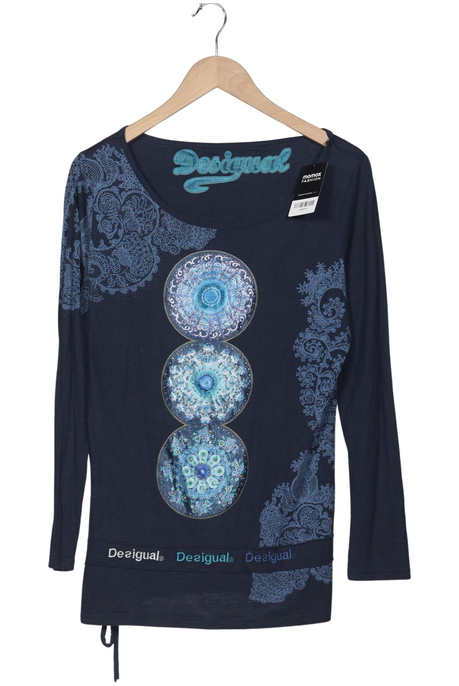 

Desigual Damen Langarmshirt, marineblau, Gr. 46