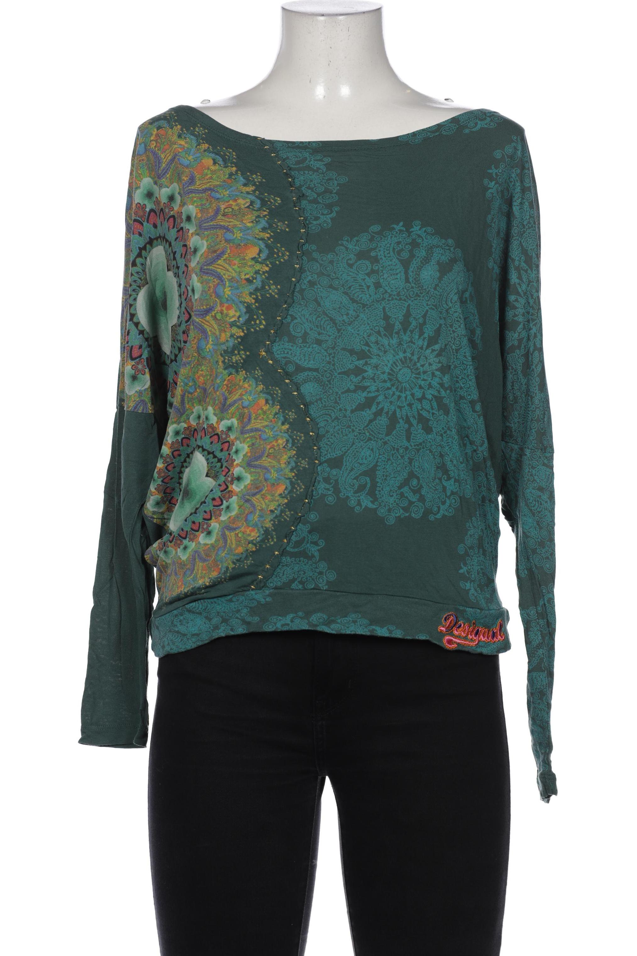 

Desigual Damen Langarmshirt, grün, Gr. 38