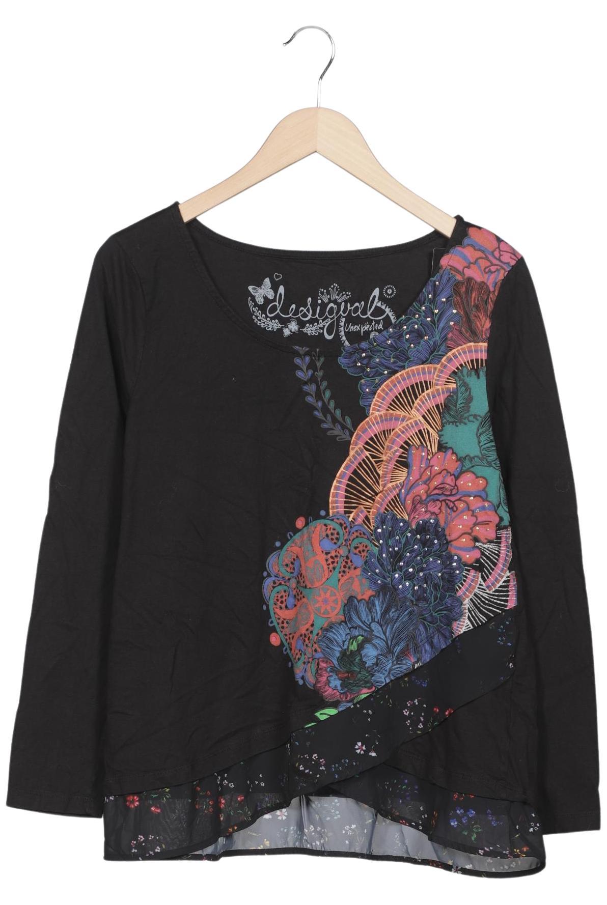 

Desigual Damen Langarmshirt, schwarz, Gr. 44