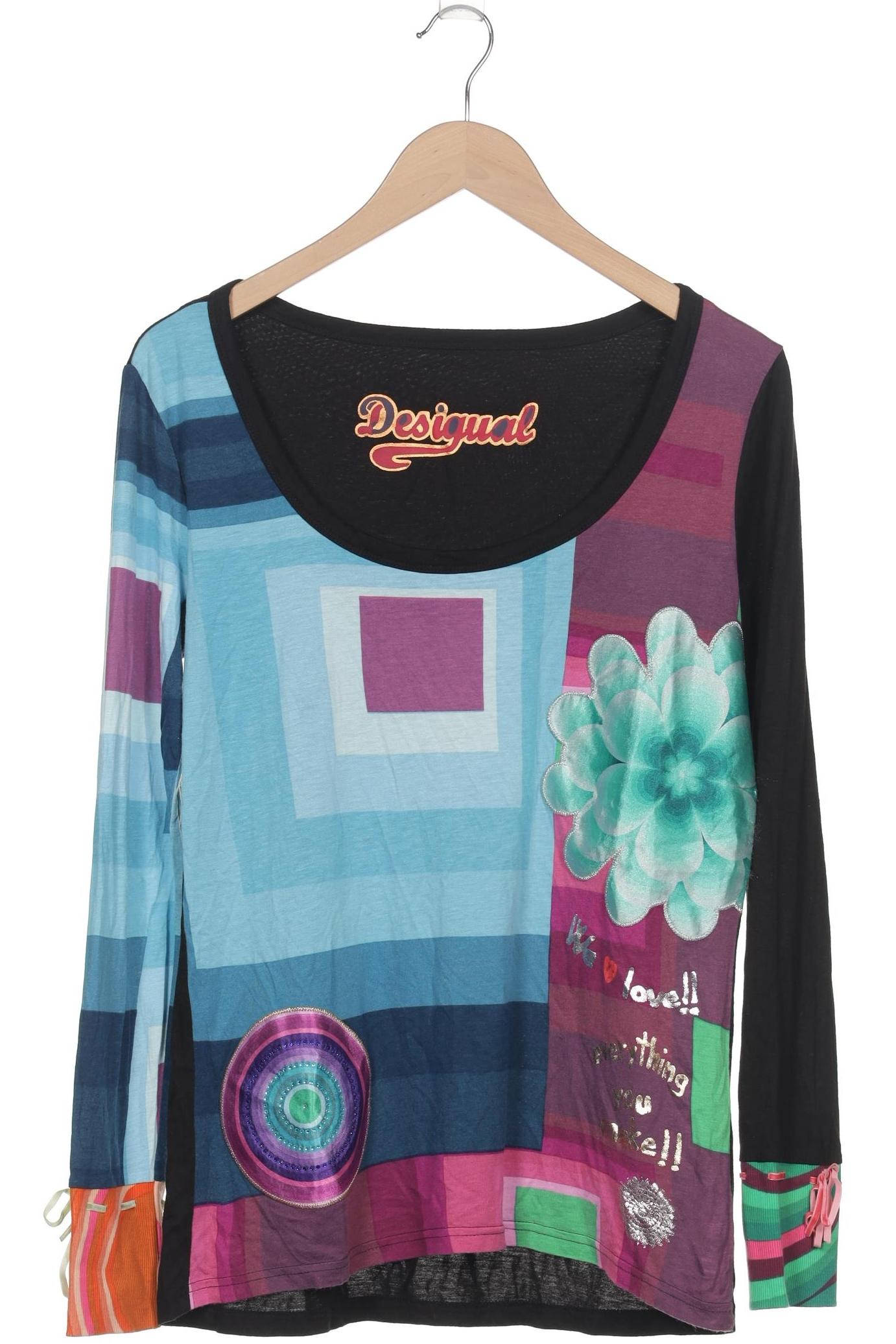 

Desigual Damen Langarmshirt, mehrfarbig, Gr. 44