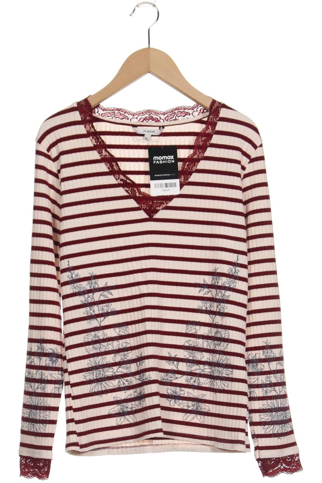 

Desigual Damen Langarmshirt, bordeaux, Gr. 44