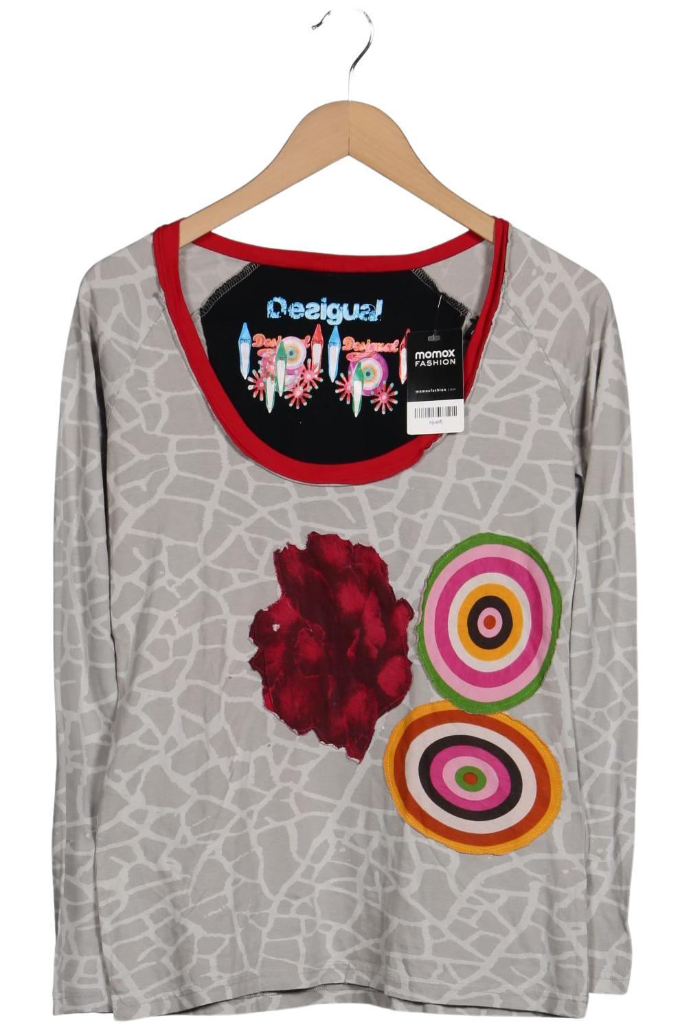 

Desigual Damen Langarmshirt, grau, Gr. 42