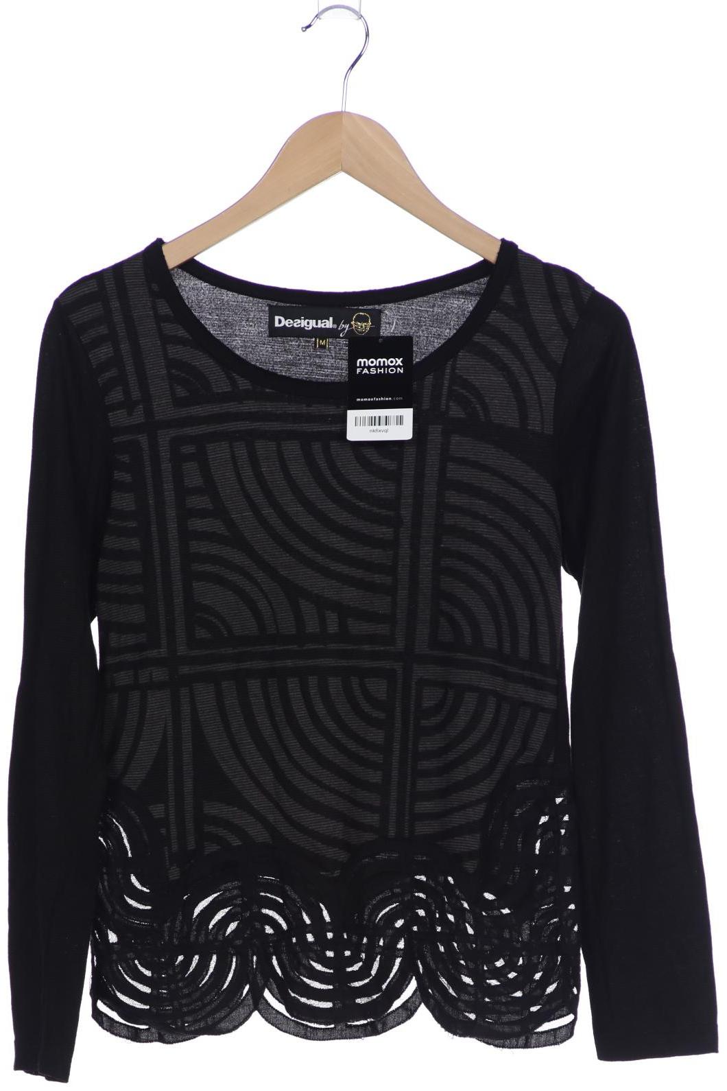 

Desigual Damen Langarmshirt, schwarz, Gr. 38