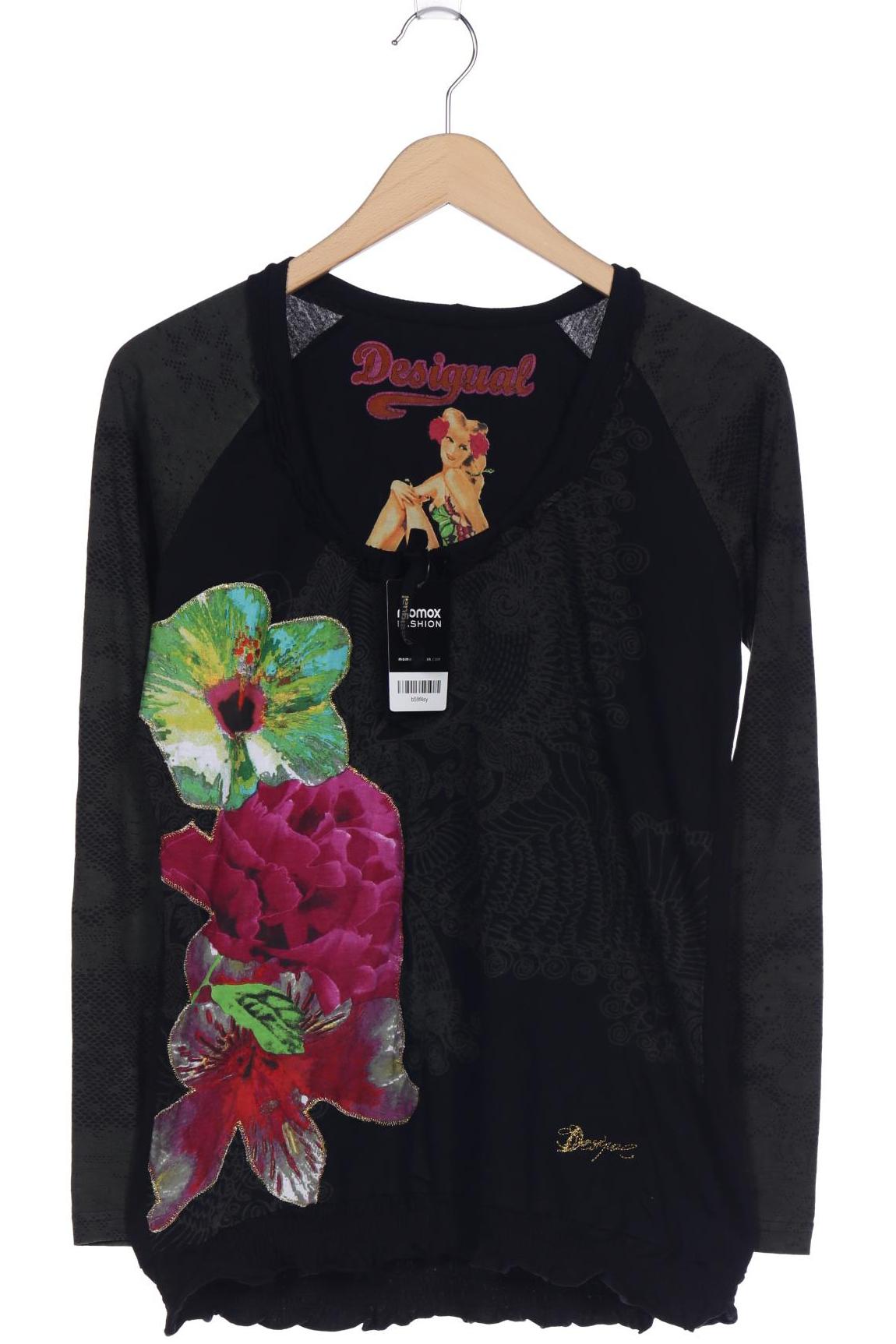 

Desigual Damen Langarmshirt, schwarz, Gr. 44