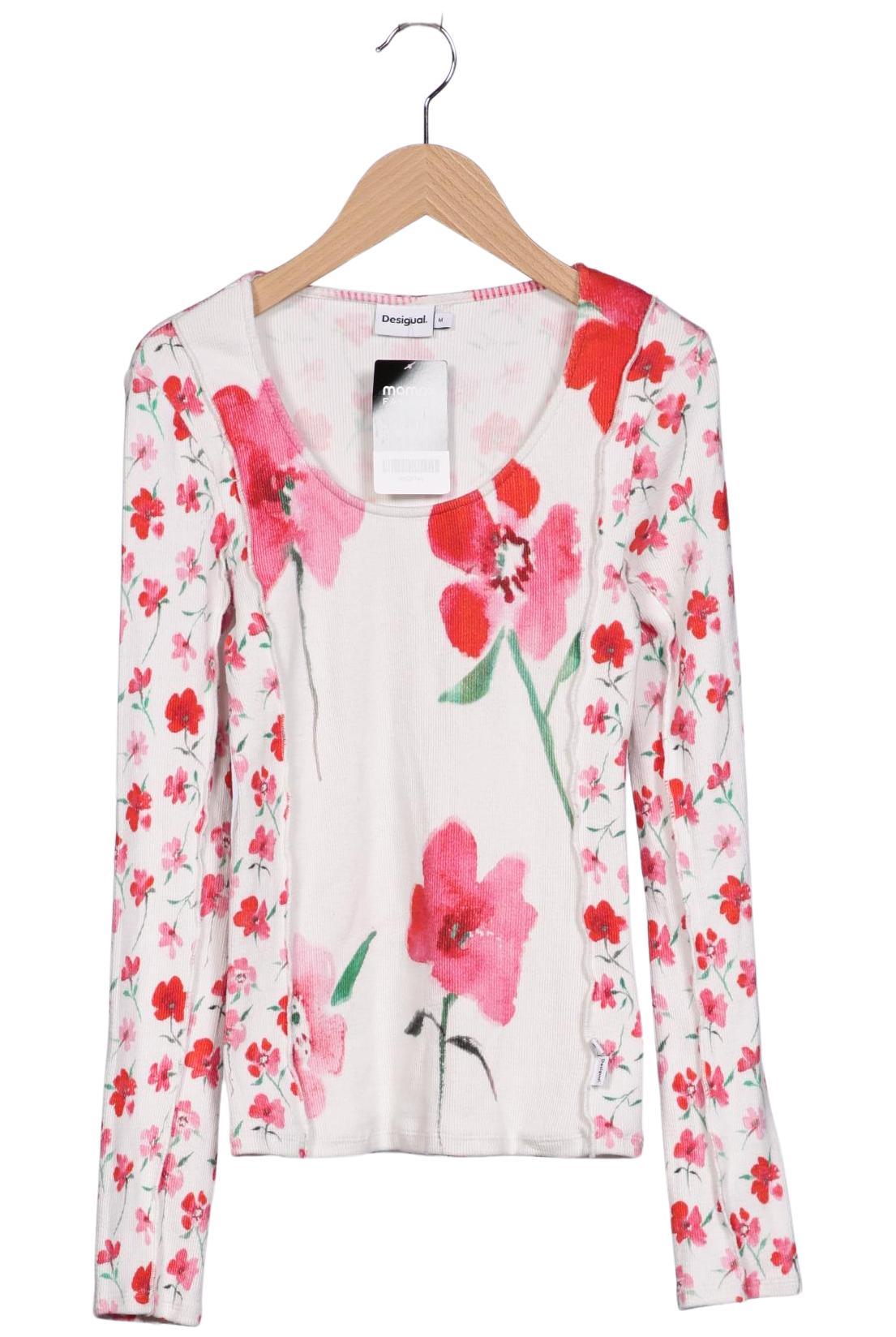

Desigual Damen Langarmshirt, weiß, Gr. 38