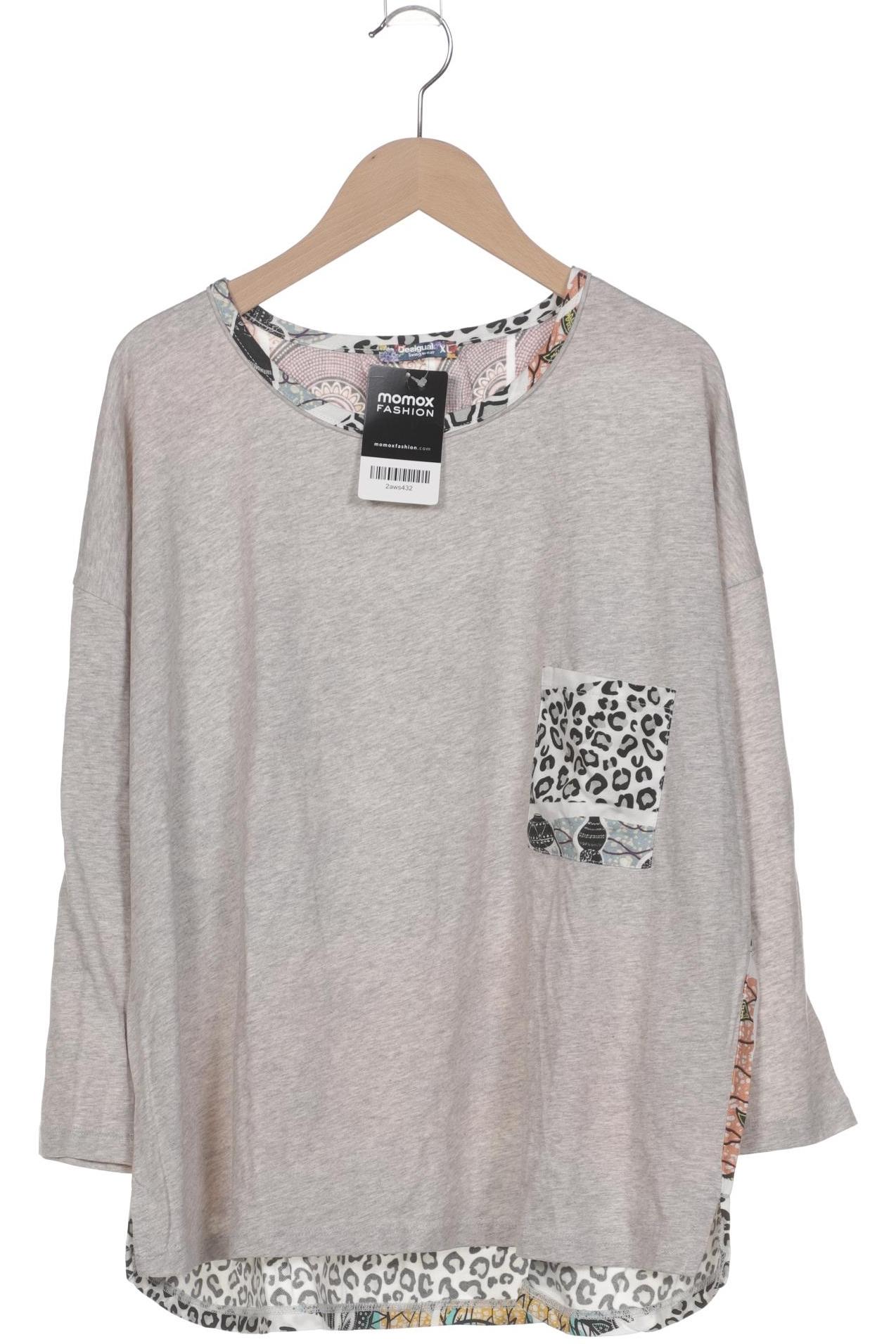 

Desigual Damen Langarmshirt, grau, Gr. 44
