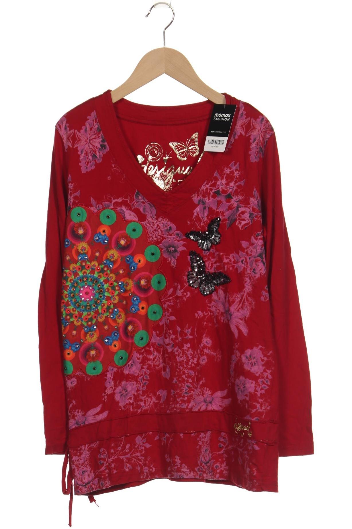 

Desigual Damen Langarmshirt, rot, Gr. 44