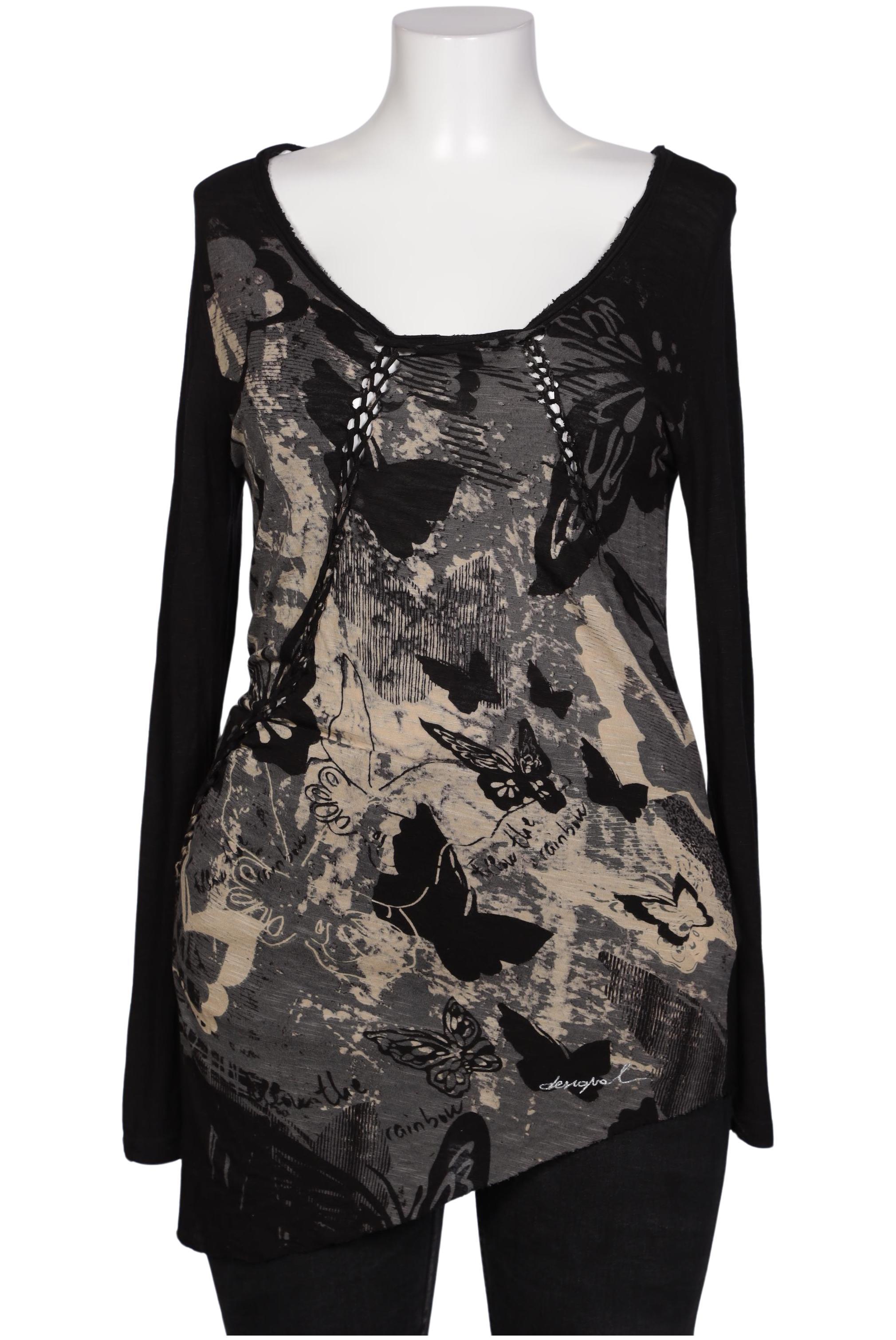

Desigual Damen Langarmshirt, schwarz, Gr. 44