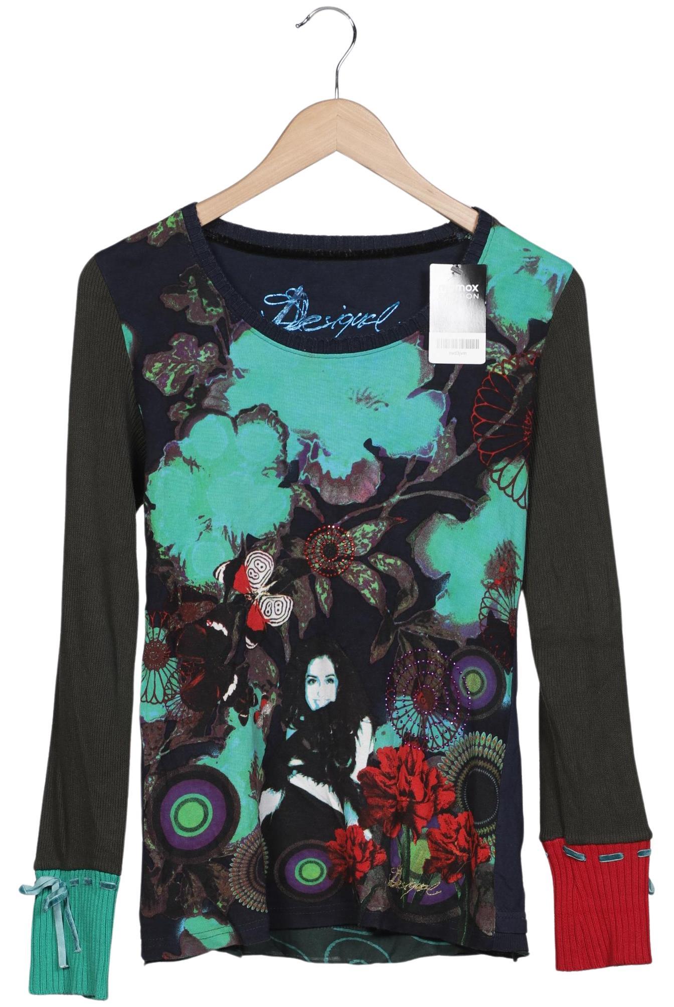 

Desigual Damen Langarmshirt, mehrfarbig, Gr. 42