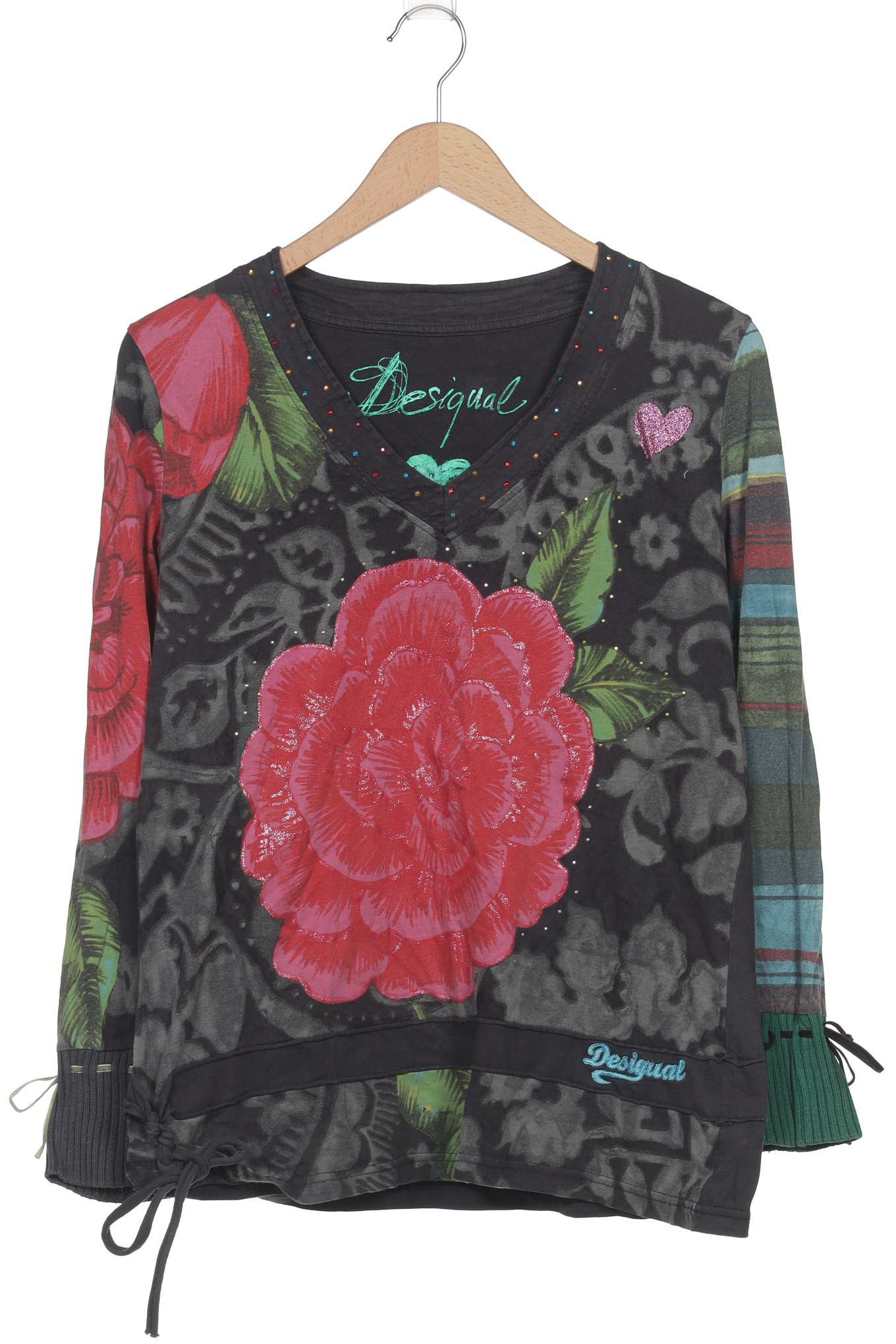 

Desigual Damen Langarmshirt, grau, Gr. 44