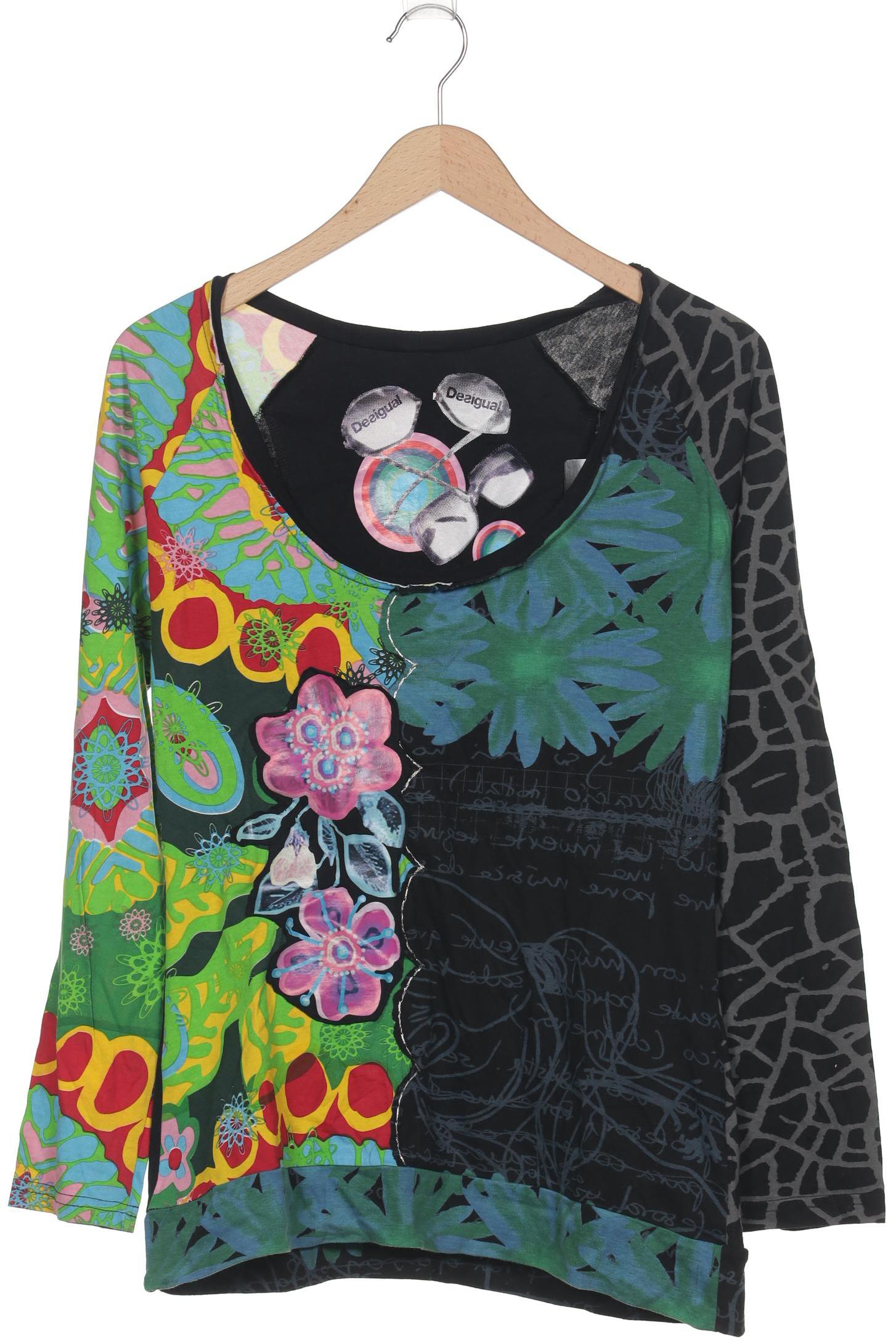 

Desigual Damen Langarmshirt, mehrfarbig, Gr. 44