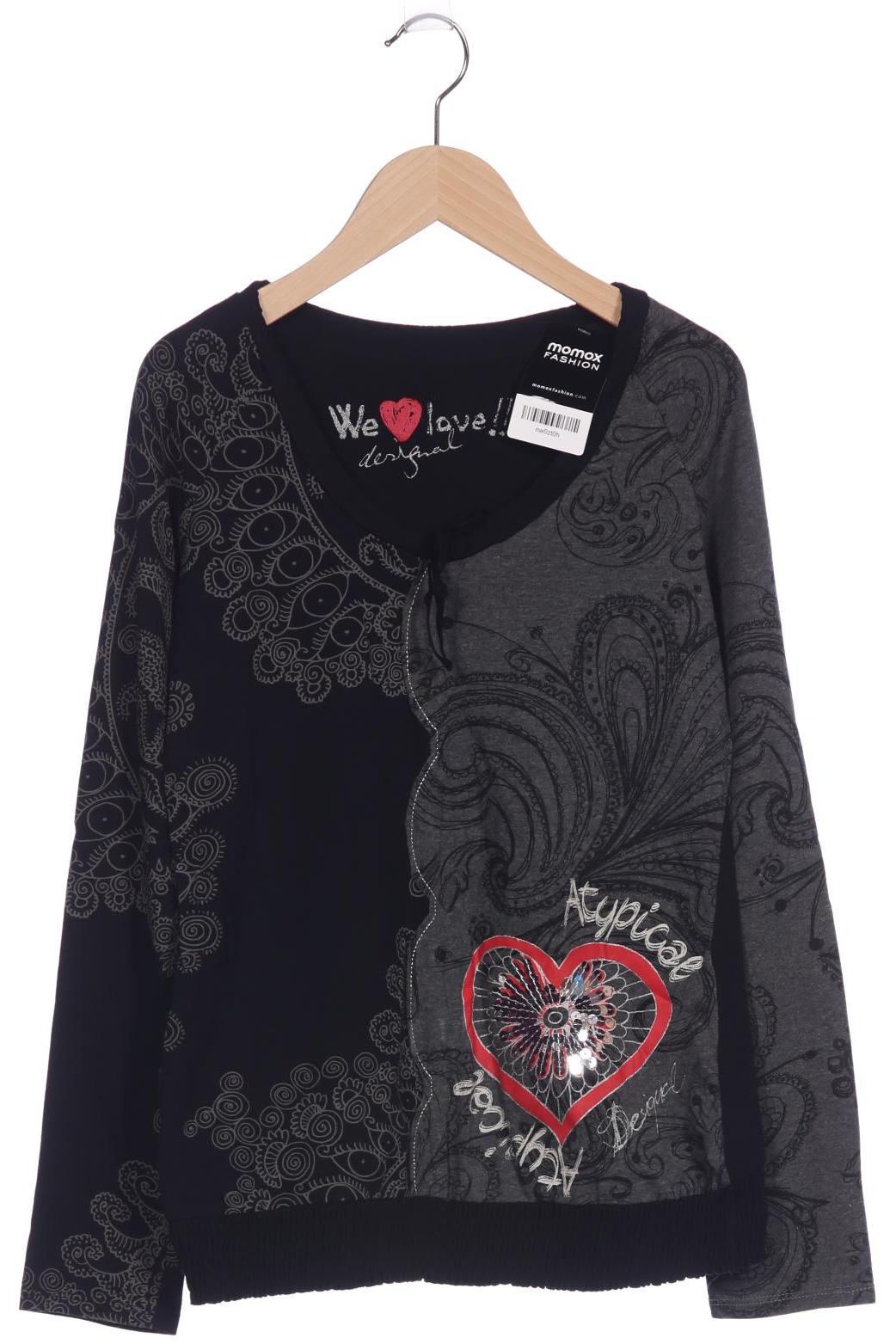 

Desigual Damen Langarmshirt, grau, Gr. 42