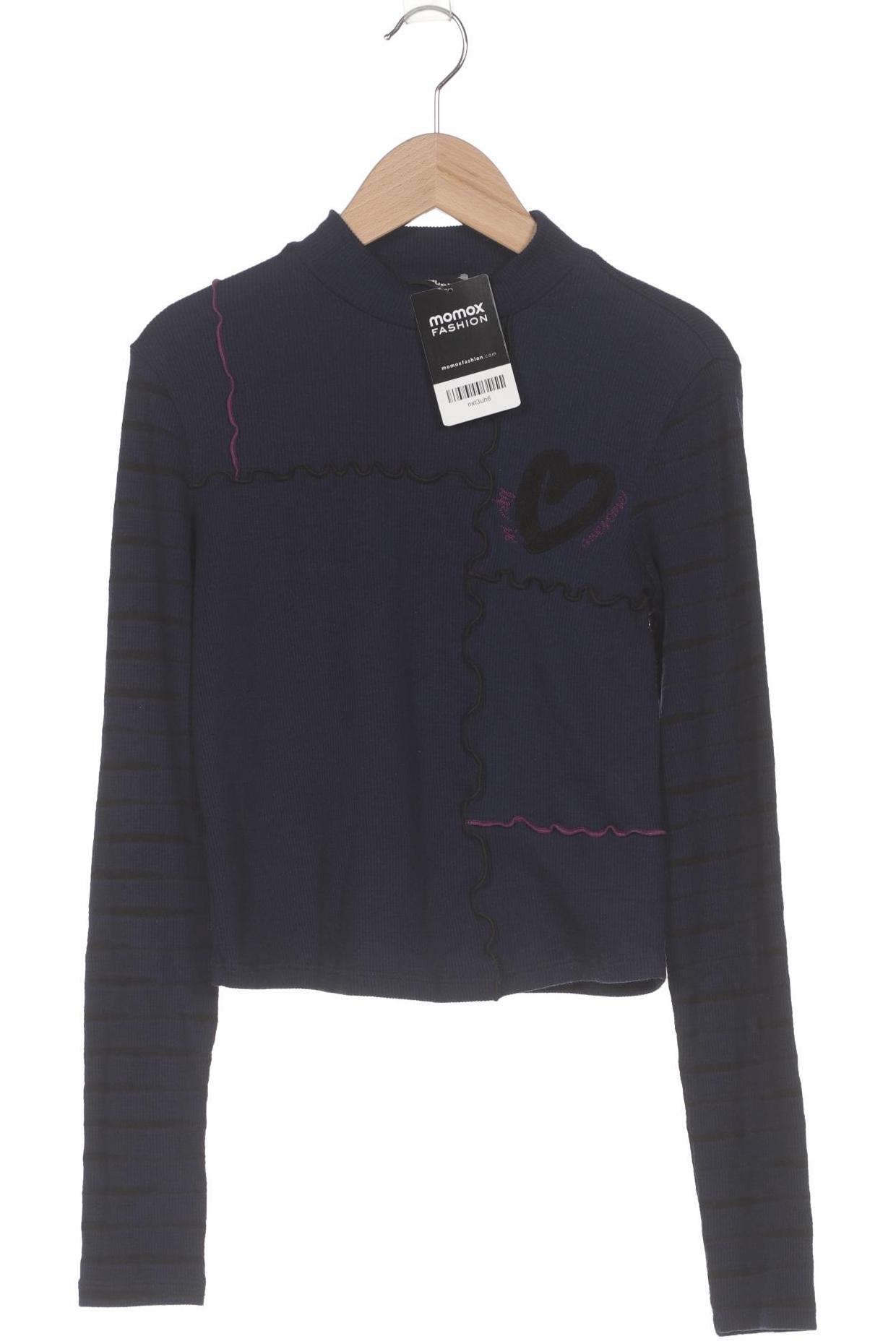 

Desigual Damen Langarmshirt, marineblau, Gr. 38