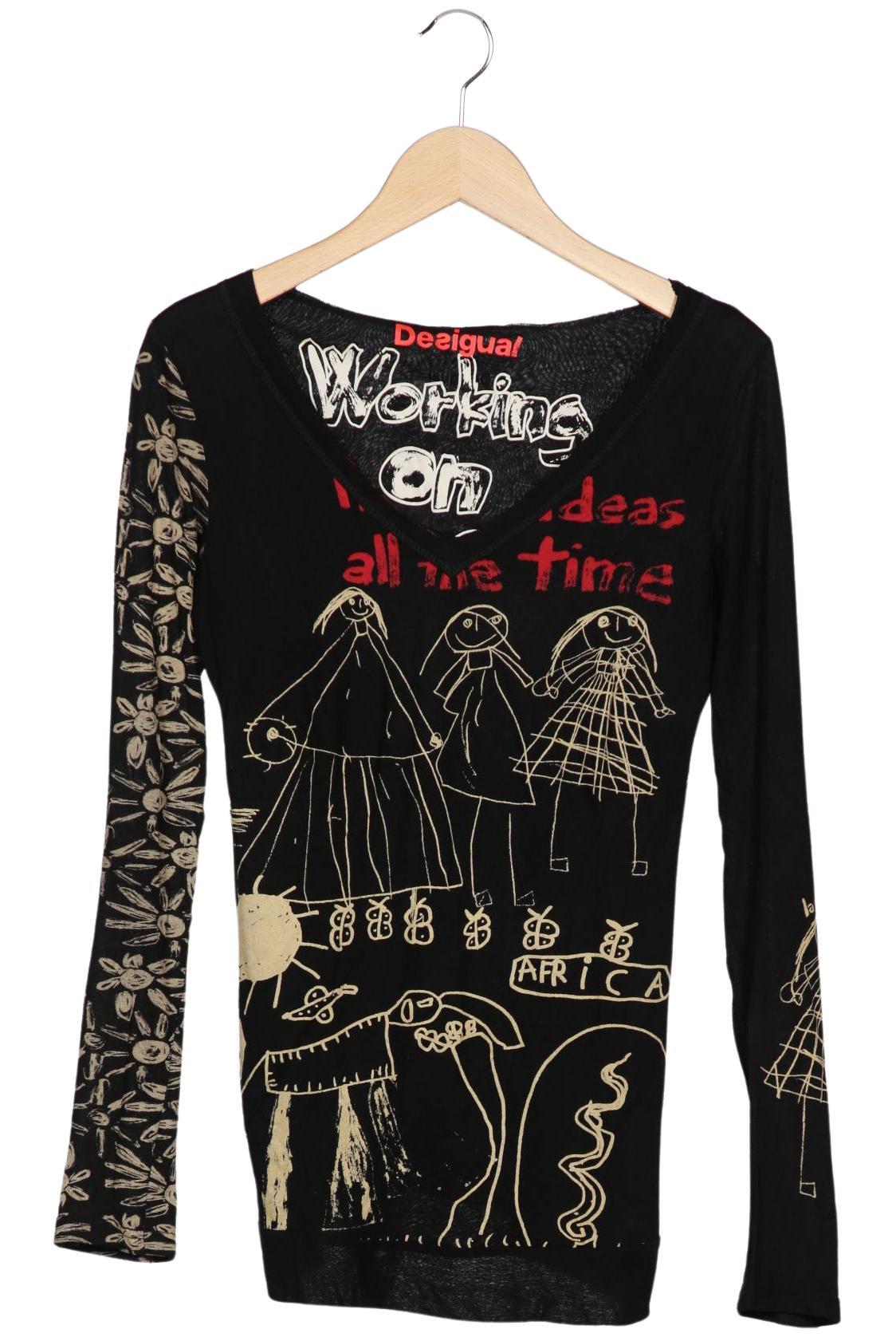 

Desigual Damen Langarmshirt, mehrfarbig, Gr. 38