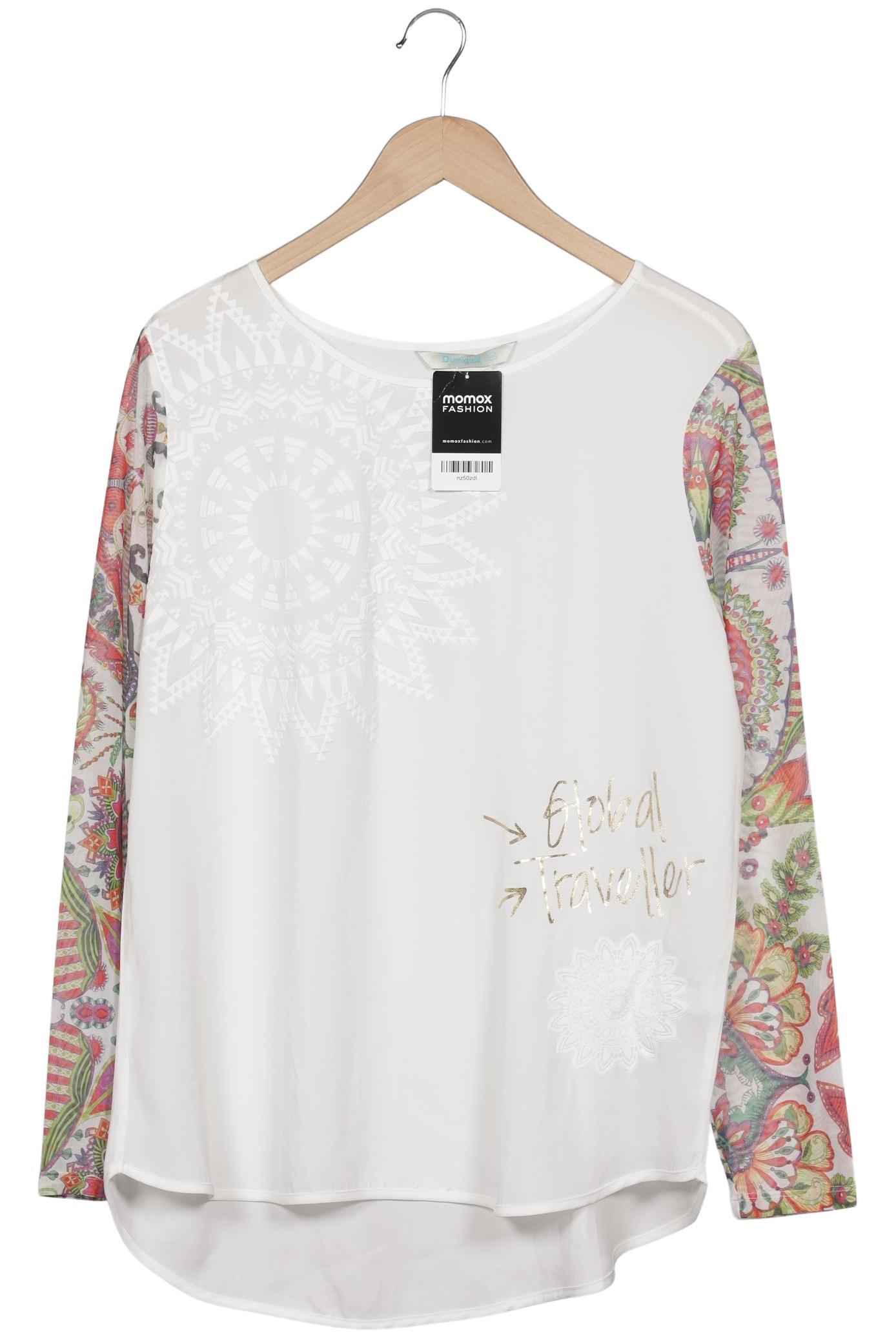 

Desigual Damen Langarmshirt, weiß, Gr. 46