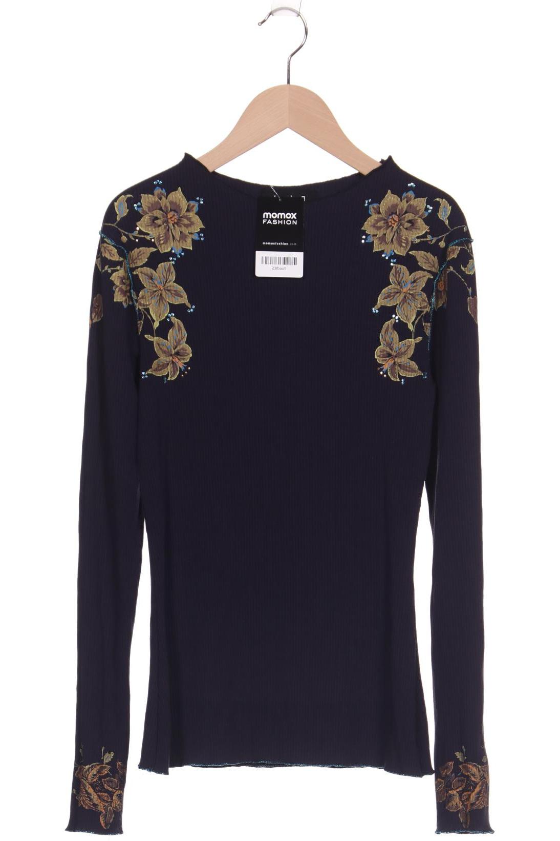 

Desigual Damen Langarmshirt, marineblau, Gr. 38