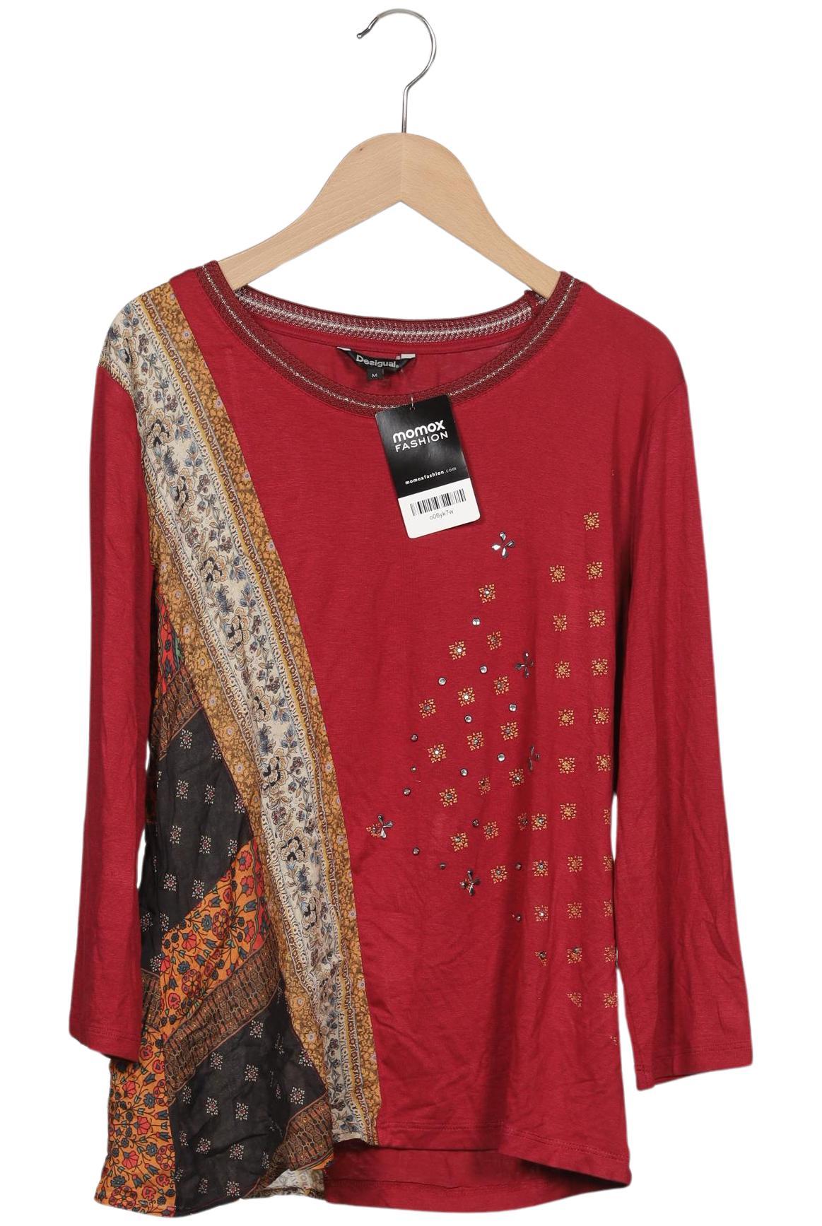 

Desigual Damen Langarmshirt, bordeaux, Gr. 38