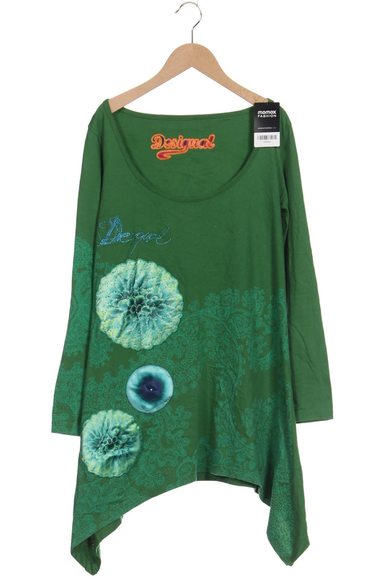 

Desigual Damen Langarmshirt, grün, Gr. 42