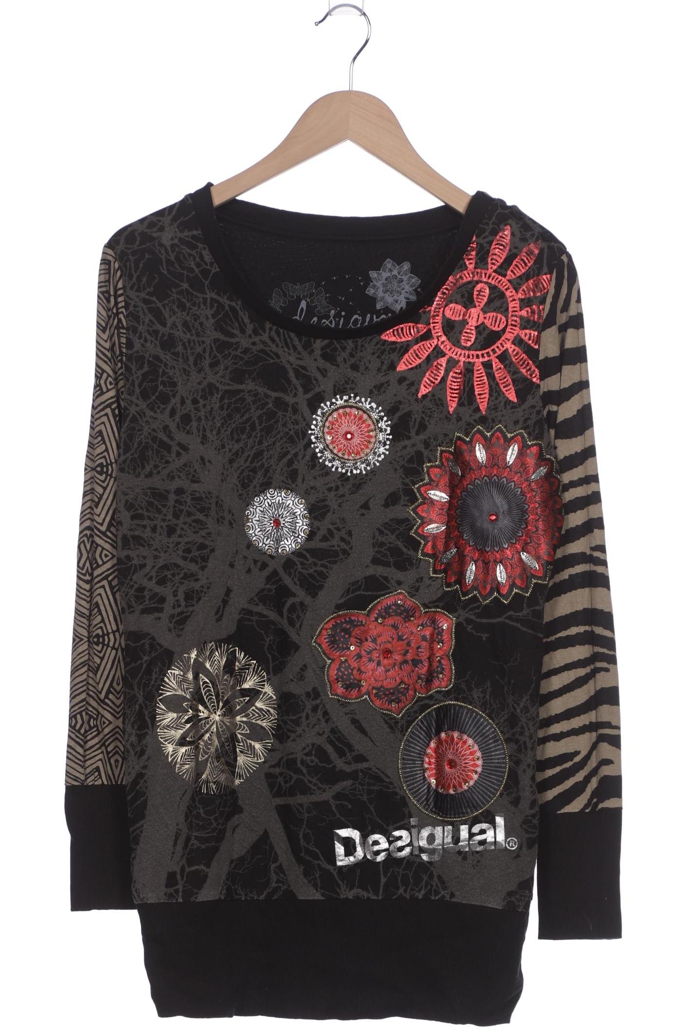 

Desigual Damen Langarmshirt, mehrfarbig, Gr. 42