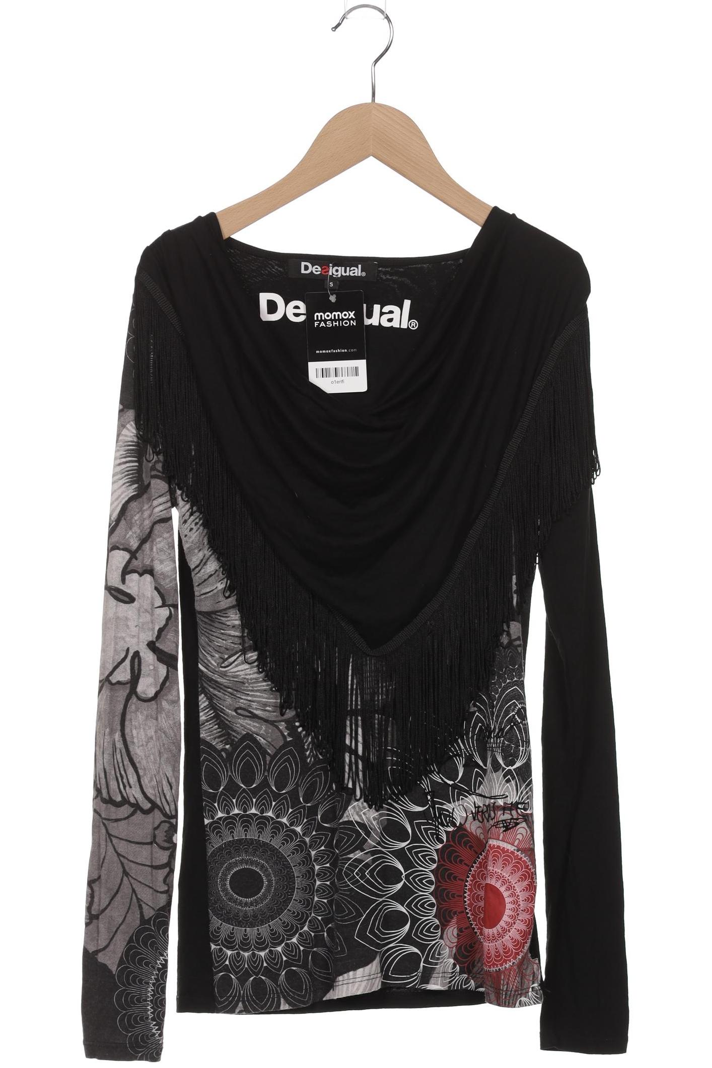 

Desigual Damen Langarmshirt, schwarz, Gr. 36
