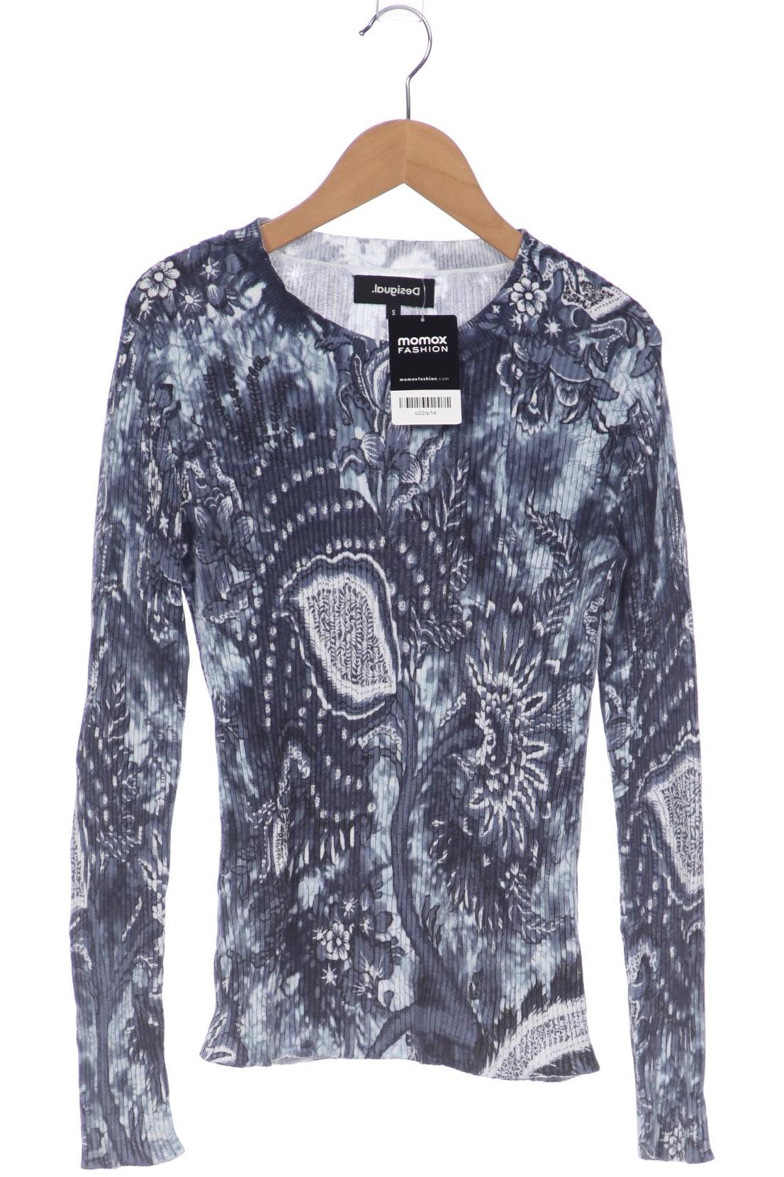 

Desigual Damen Langarmshirt, marineblau, Gr. 36