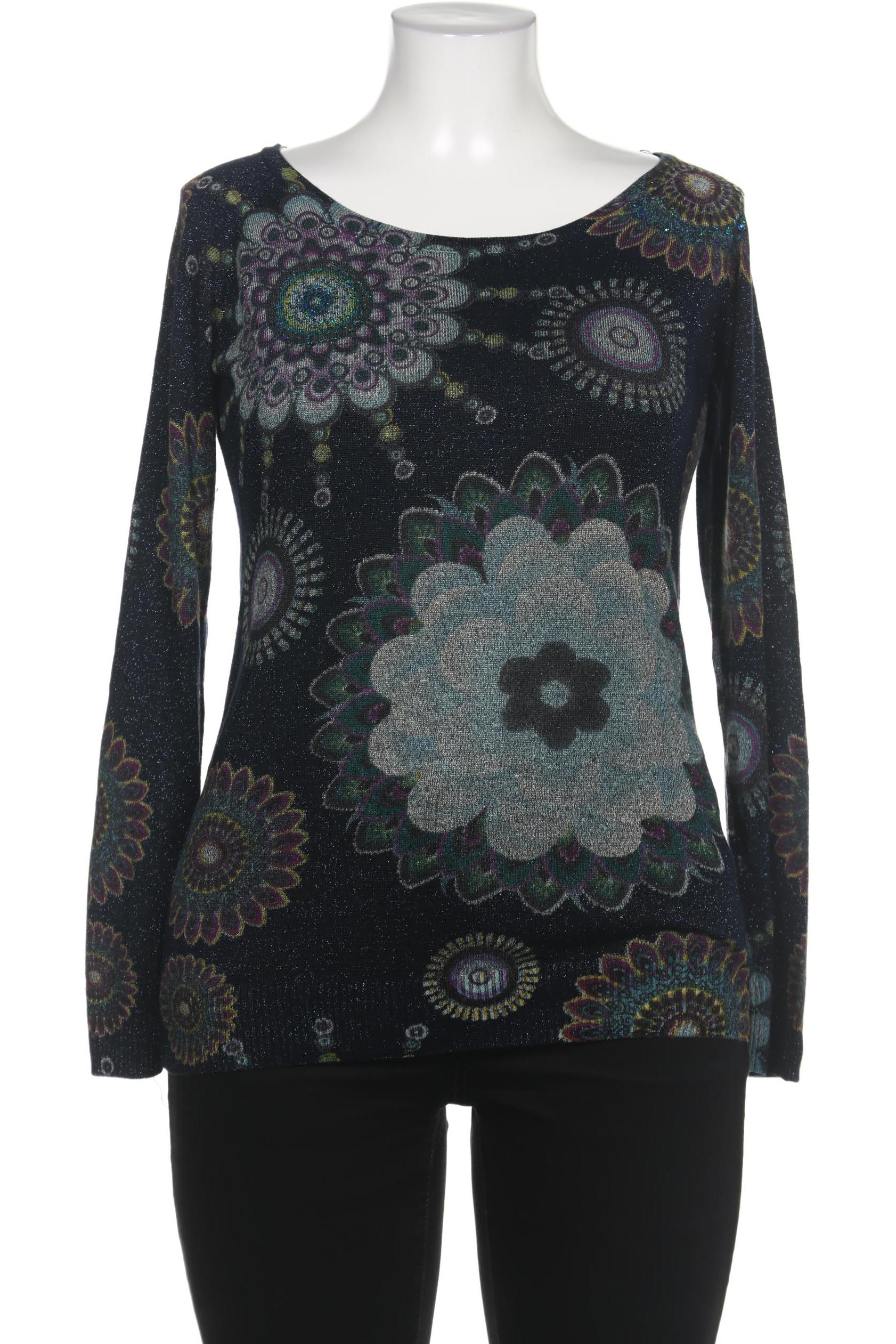 

Desigual Damen Langarmshirt, marineblau, Gr. 44