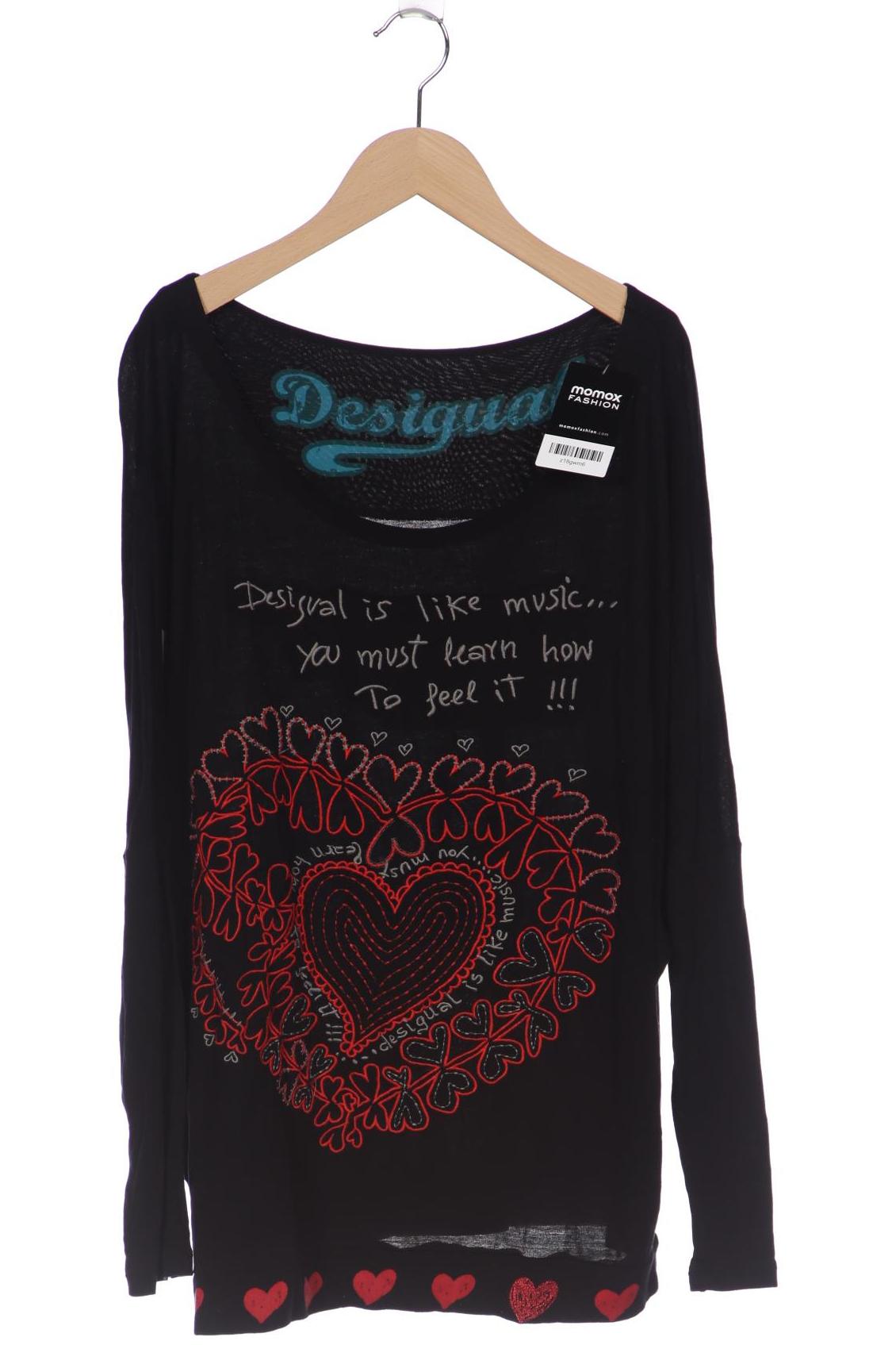 

Desigual Damen Langarmshirt, schwarz, Gr. 42