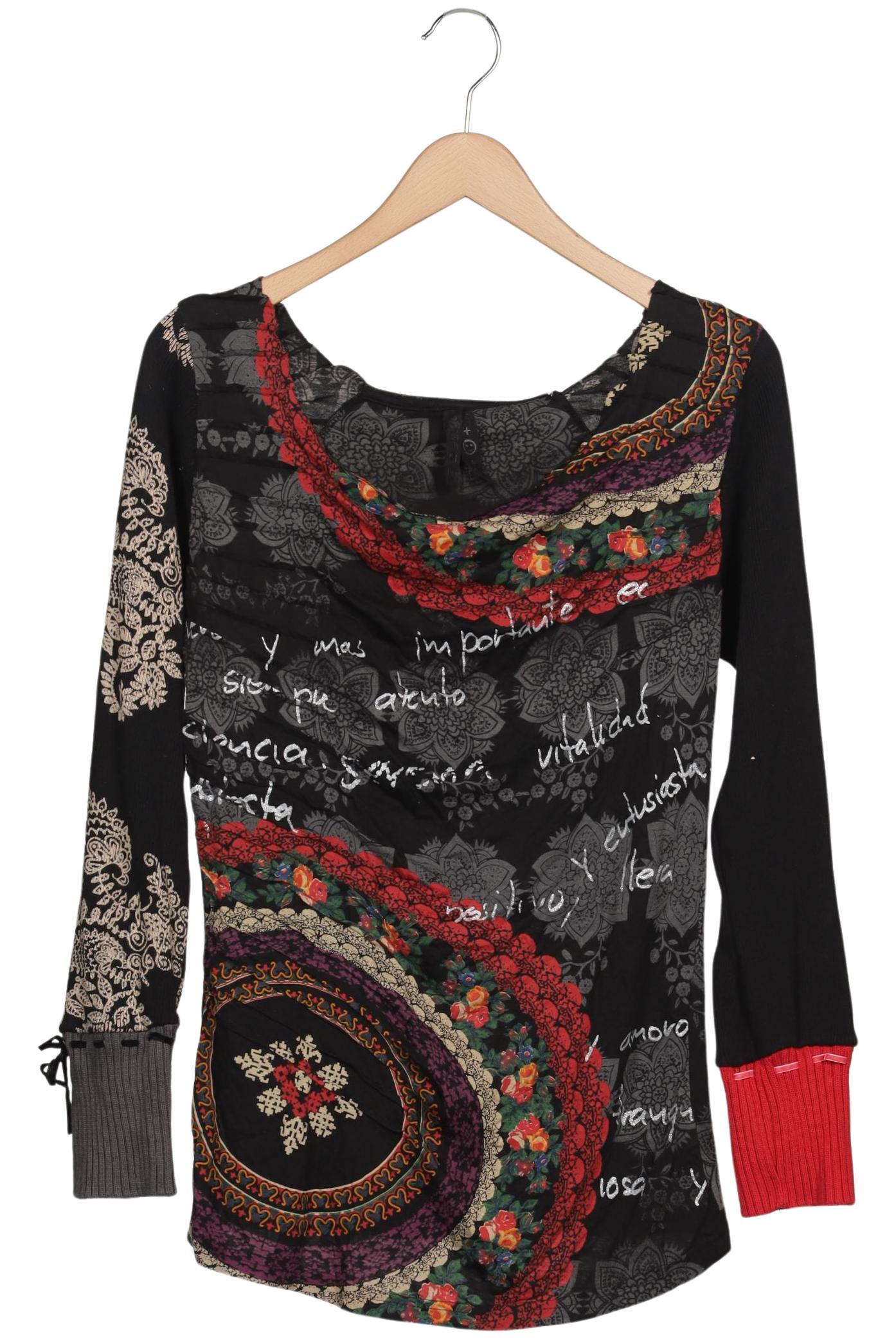 

Desigual Damen Langarmshirt, mehrfarbig, Gr. 44