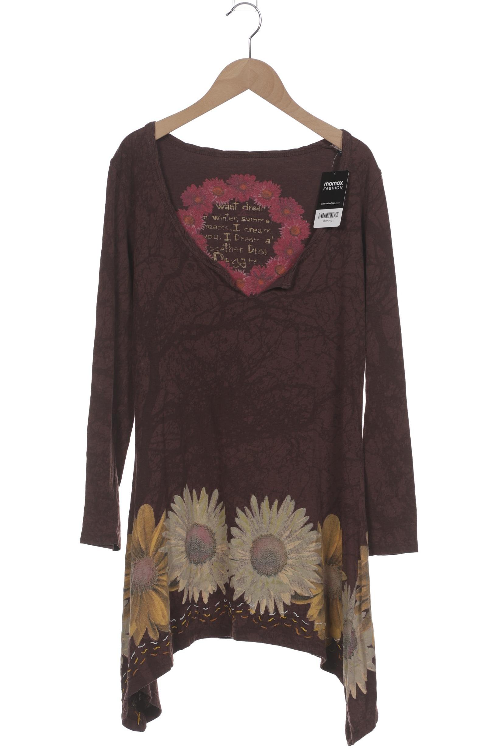 

Desigual Damen Langarmshirt, braun, Gr. 38