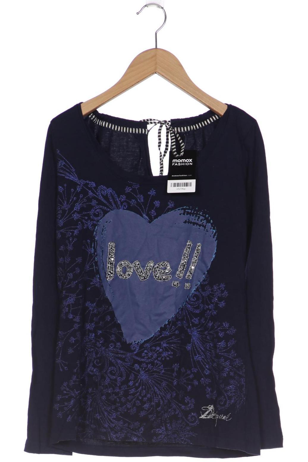 

Desigual Damen Langarmshirt, marineblau