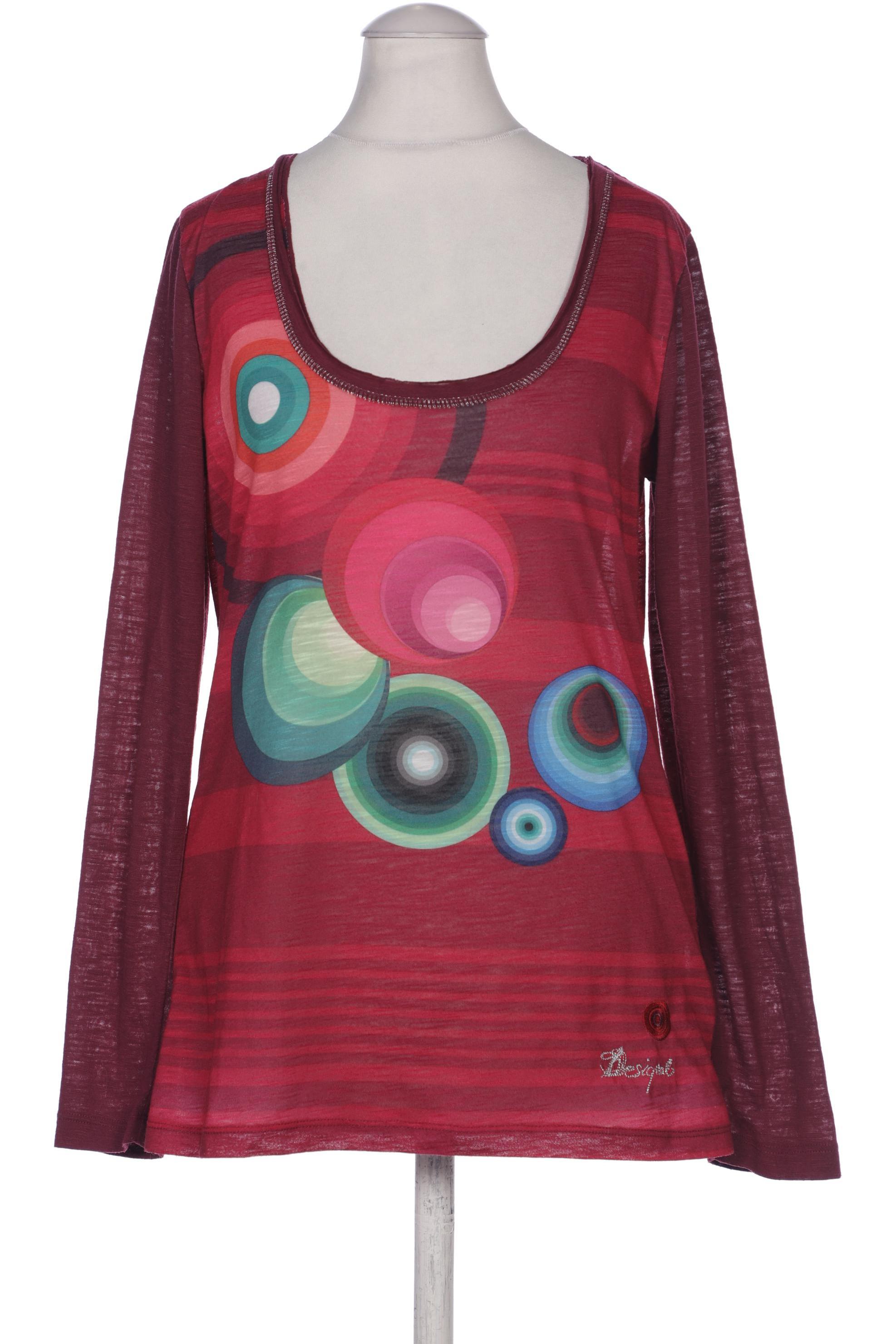 

Desigual Damen Langarmshirt, rot, Gr. 36