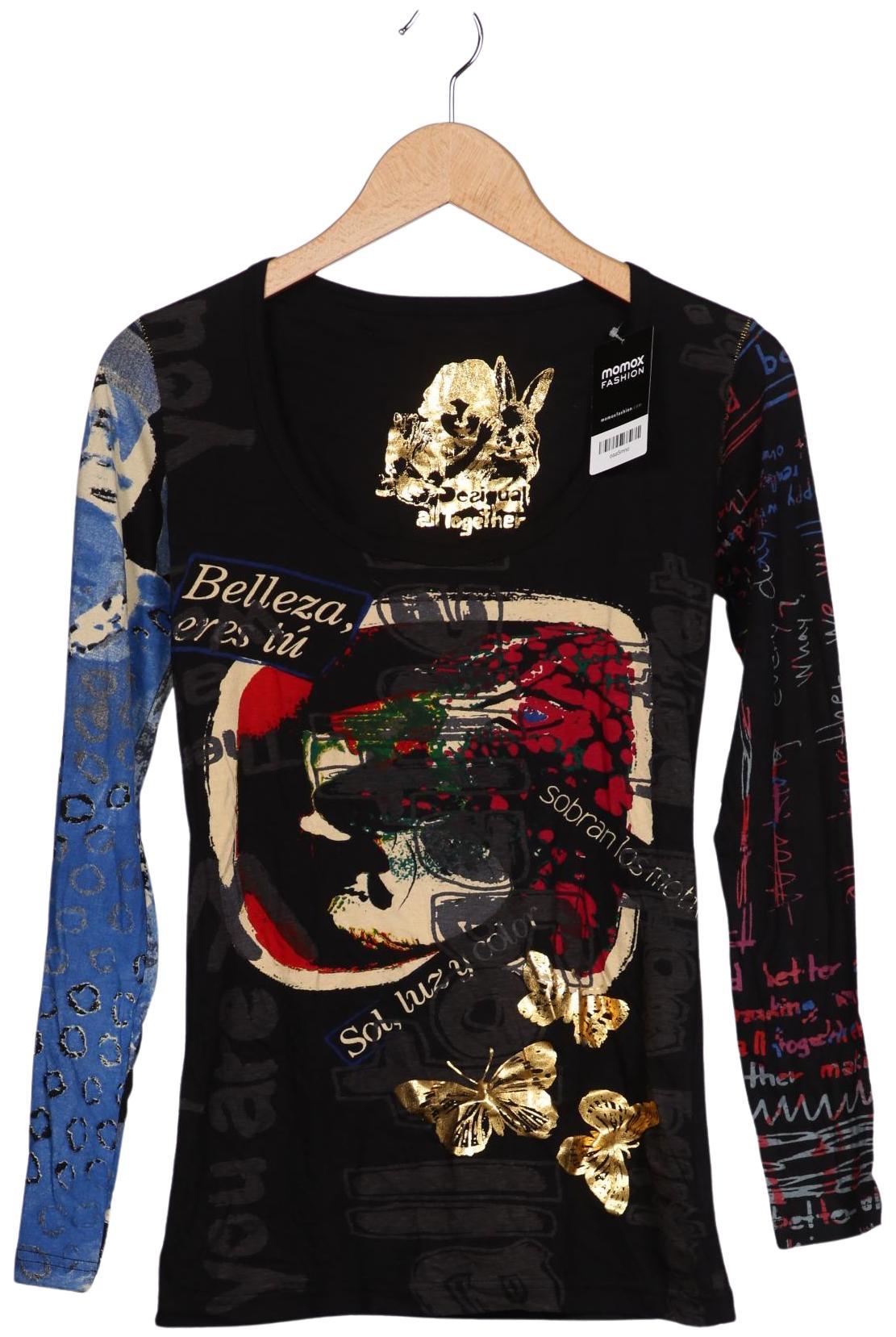 

Desigual Damen Langarmshirt, mehrfarbig, Gr. 38