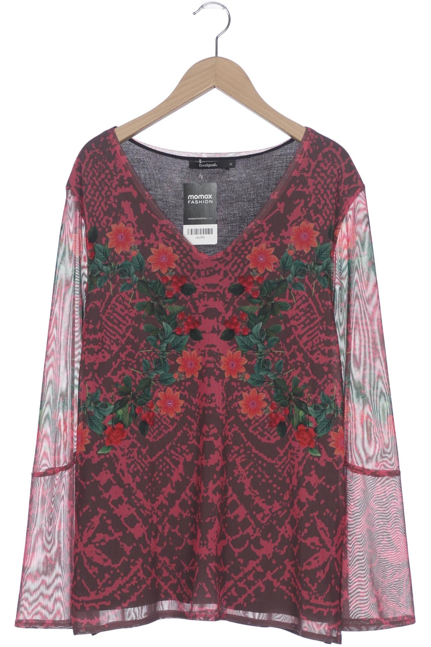 

Desigual Damen Langarmshirt, pink, Gr. 38