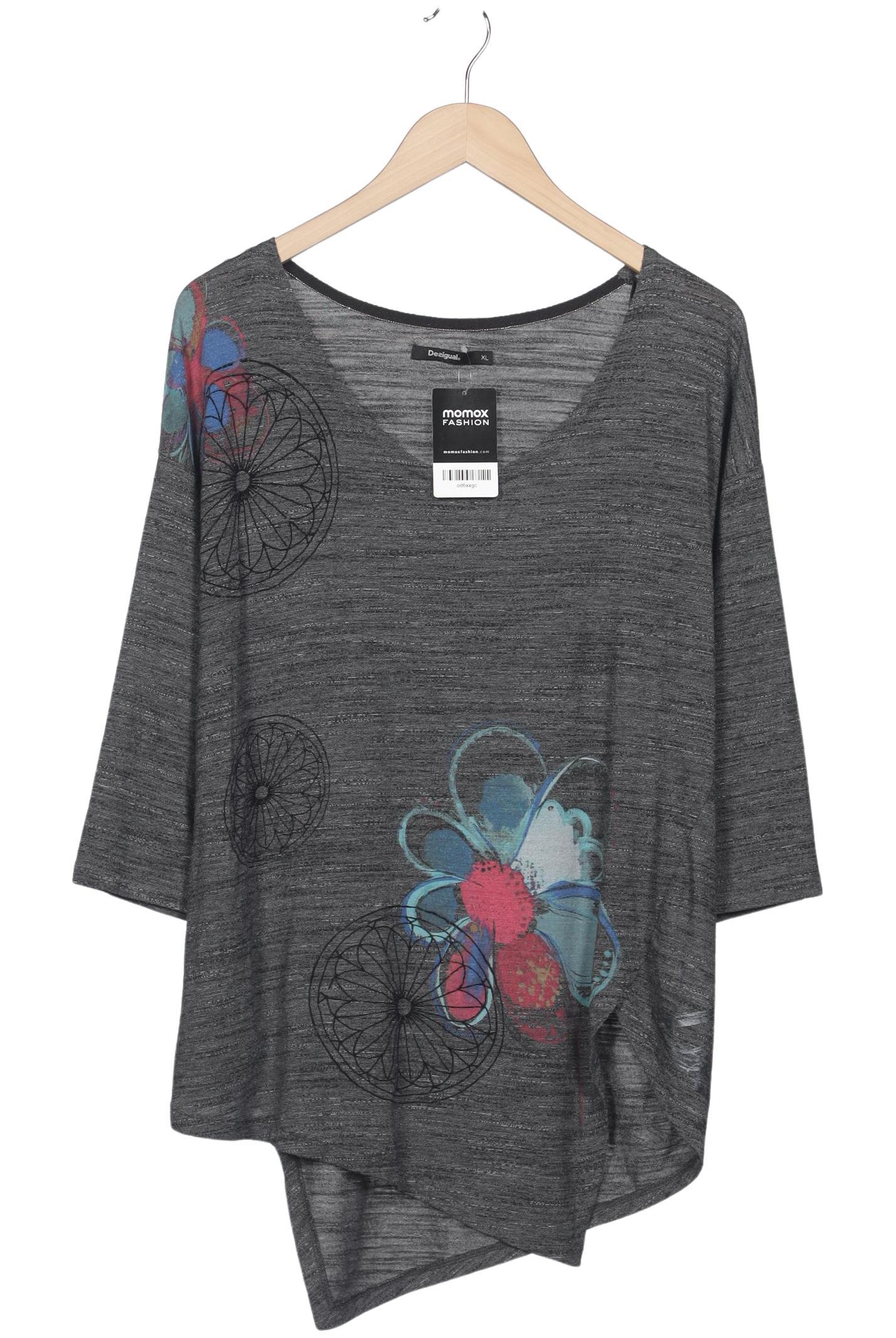 

Desigual Damen Langarmshirt, grau, Gr. 44