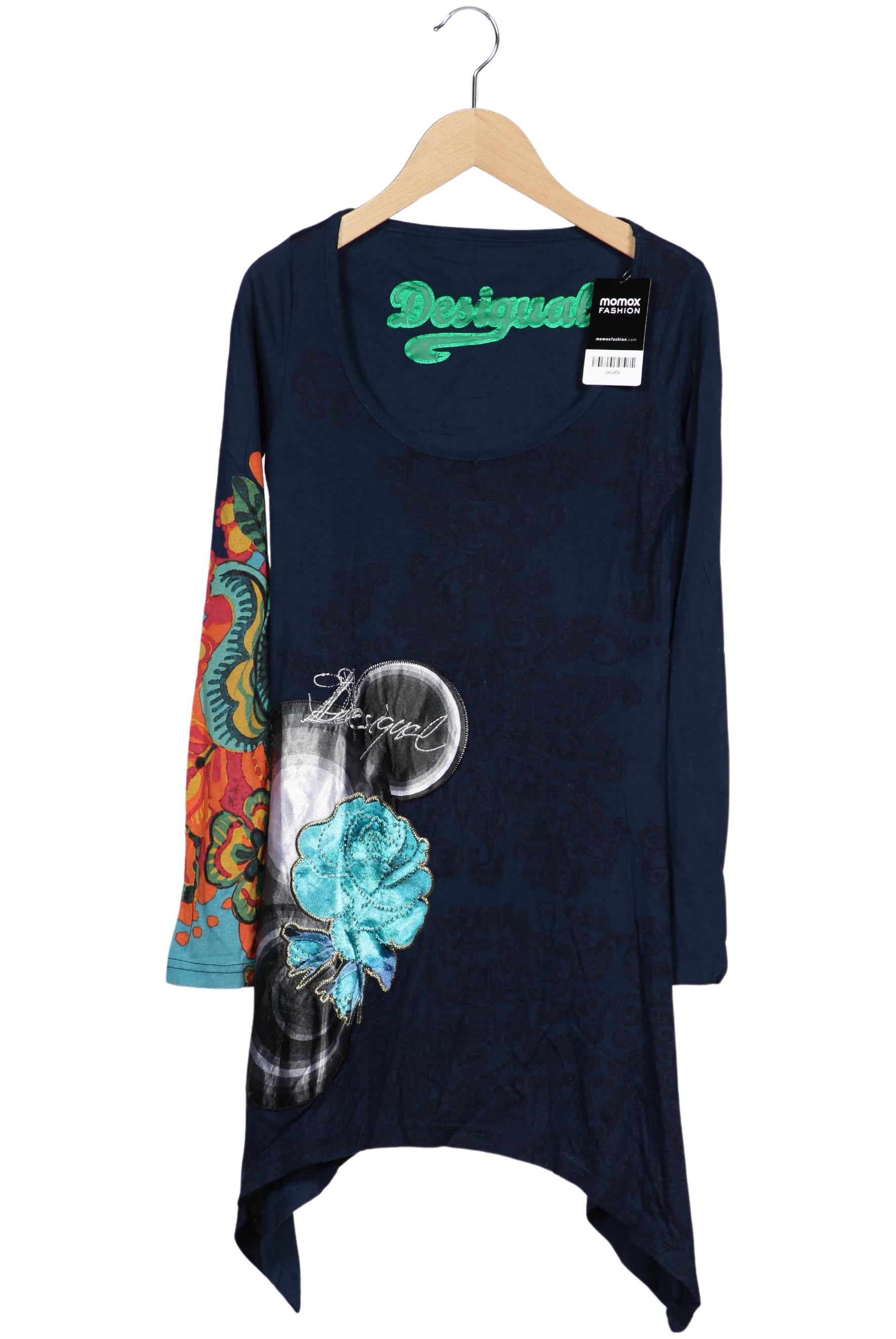 

Desigual Damen Langarmshirt, marineblau, Gr. 34