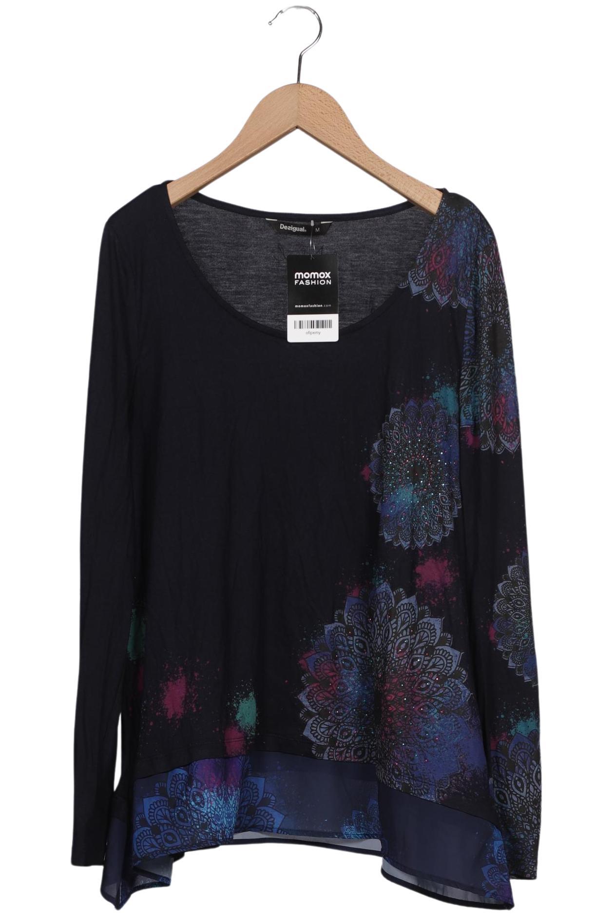 

Desigual Damen Langarmshirt, marineblau, Gr. 38