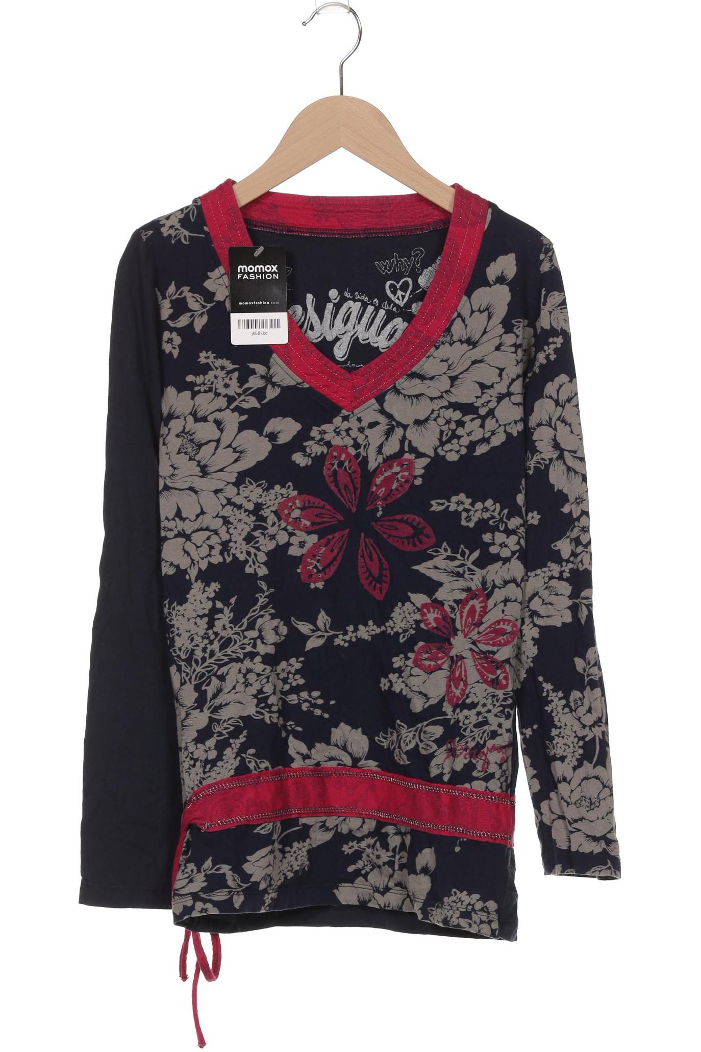 

Desigual Damen Langarmshirt, marineblau, Gr. 36