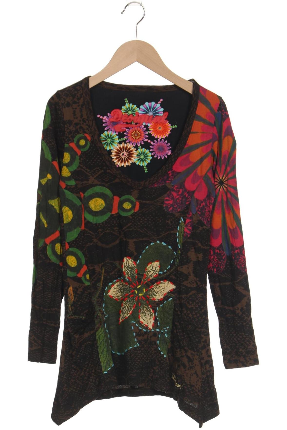 

Desigual Damen Langarmshirt, mehrfarbig, Gr. 38