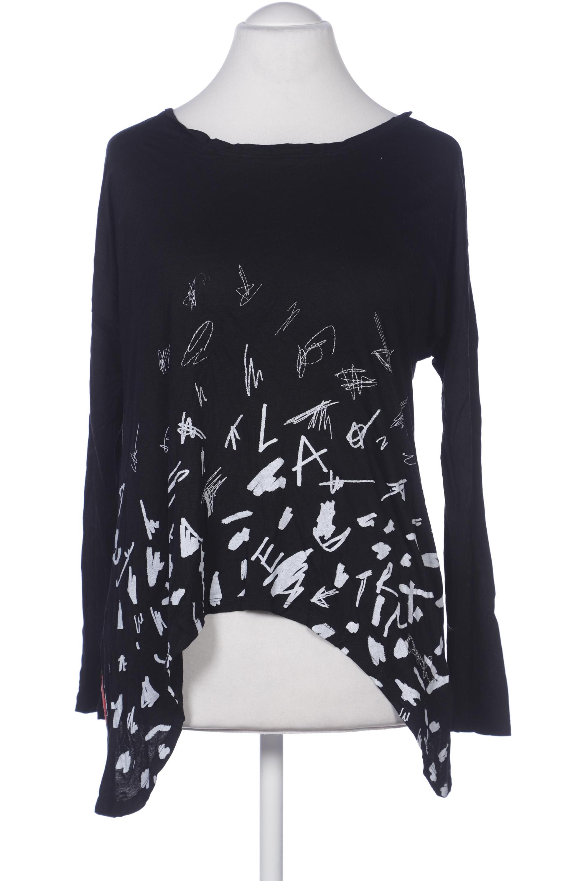 

Desigual Damen Langarmshirt, schwarz, Gr. 38