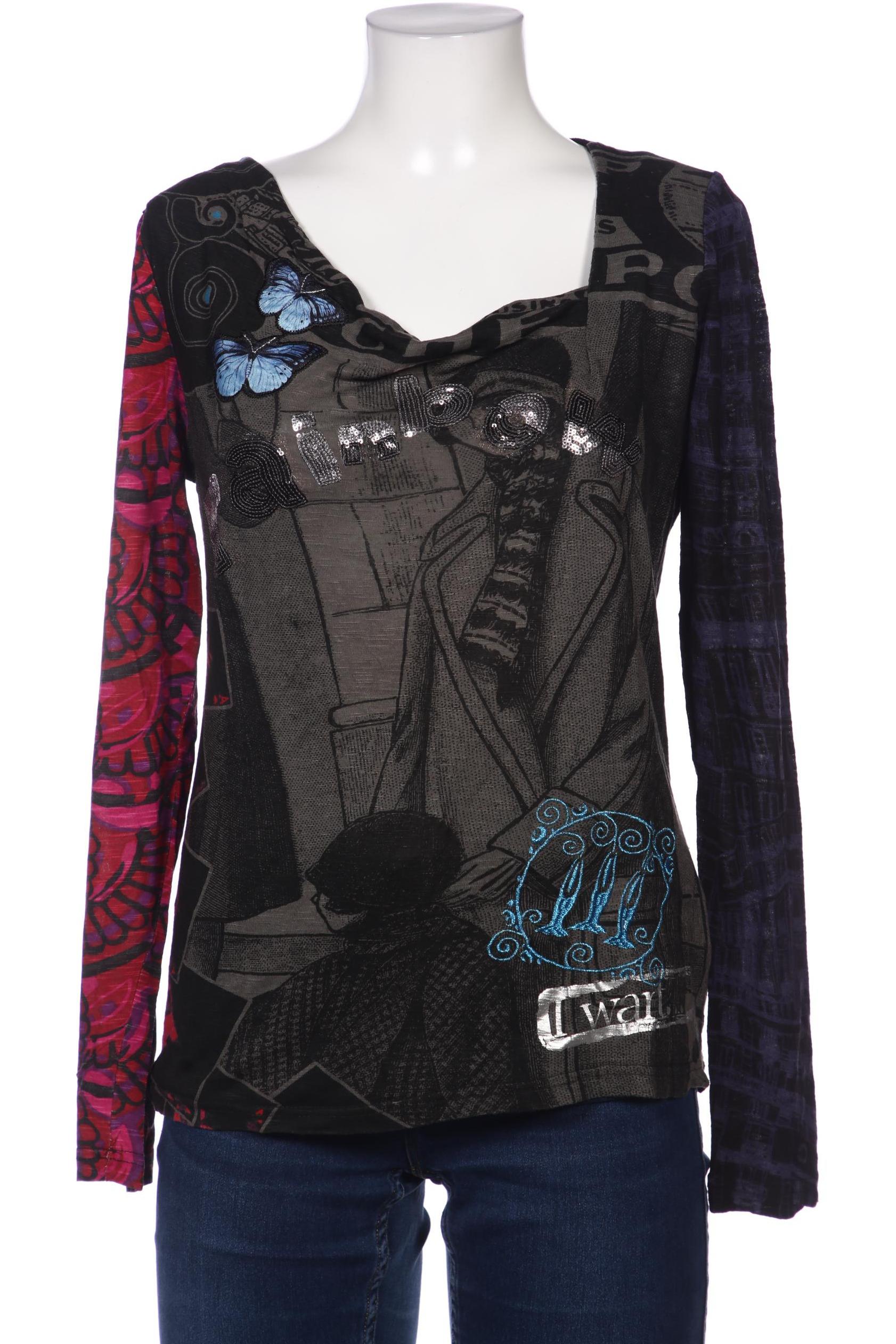 

Desigual Damen Langarmshirt, schwarz, Gr. 42