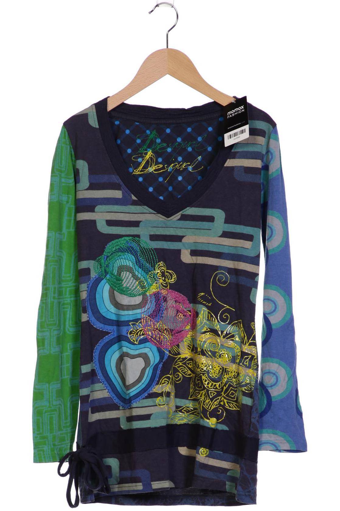 

Desigual Damen Langarmshirt, mehrfarbig, Gr. 38