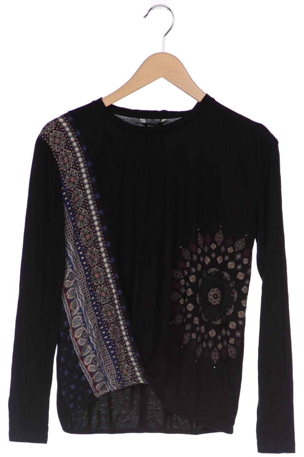 

Desigual Damen Langarmshirt, schwarz, Gr. 34