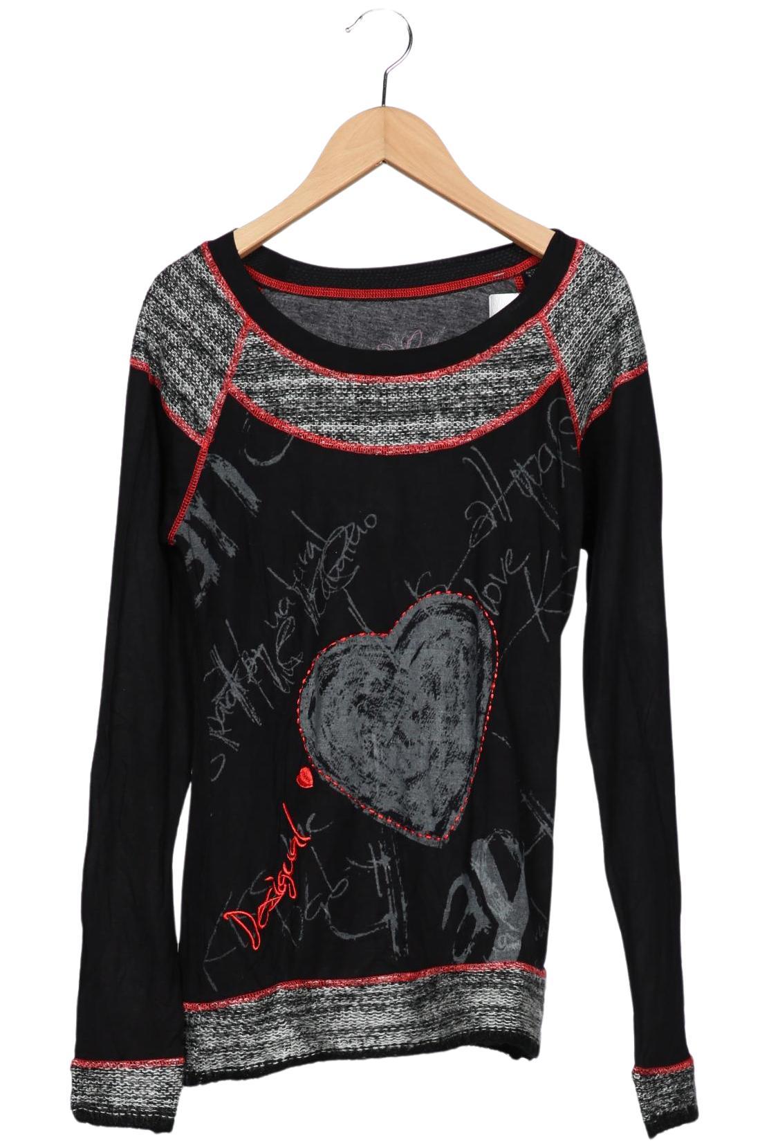 

Desigual Damen Langarmshirt, mehrfarbig, Gr. 36