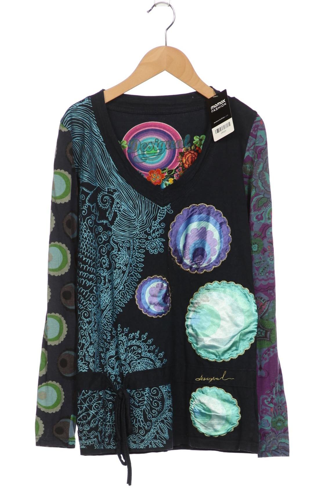 

Desigual Damen Langarmshirt, marineblau, Gr. 38