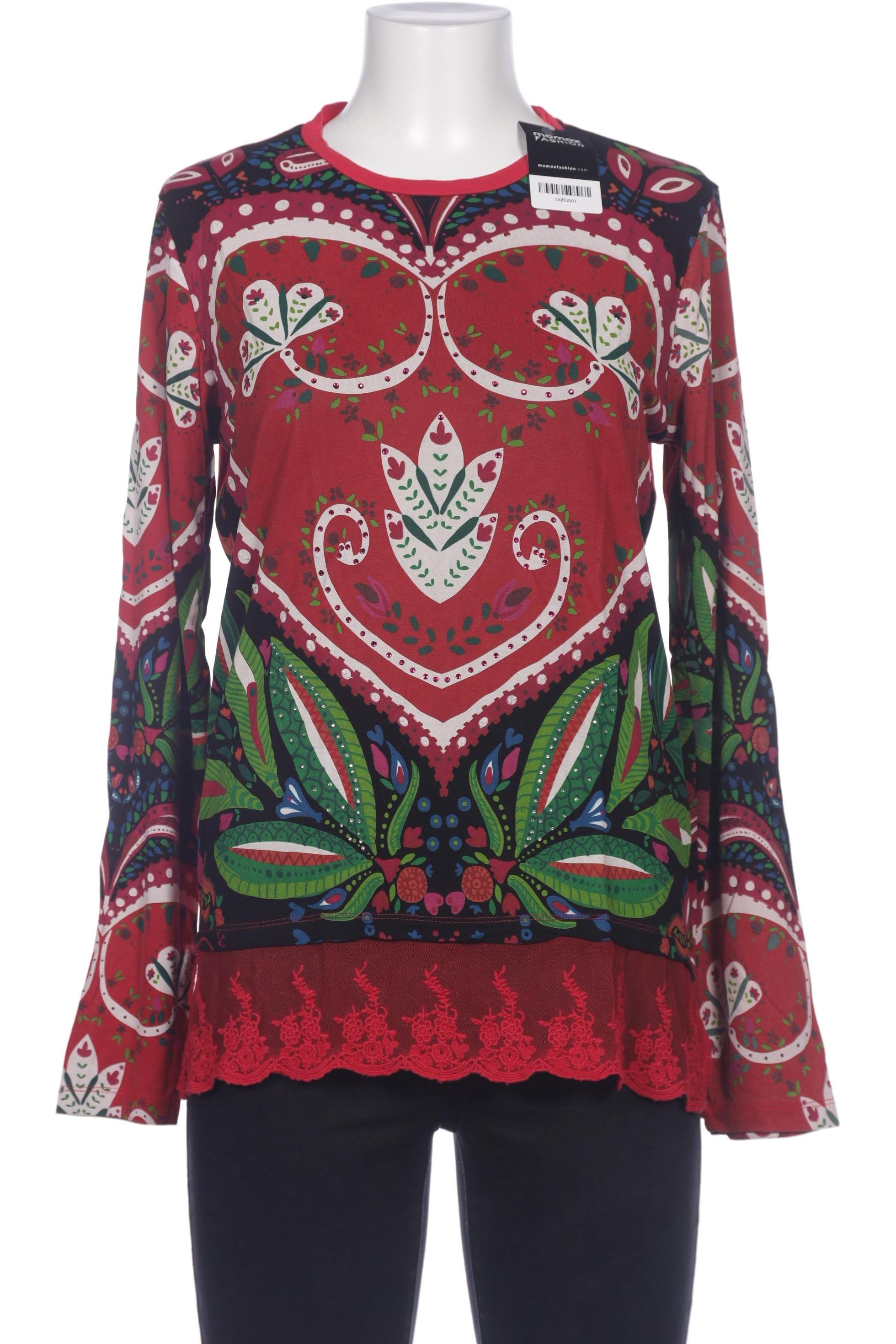 

Desigual Damen Langarmshirt, rot, Gr. 42