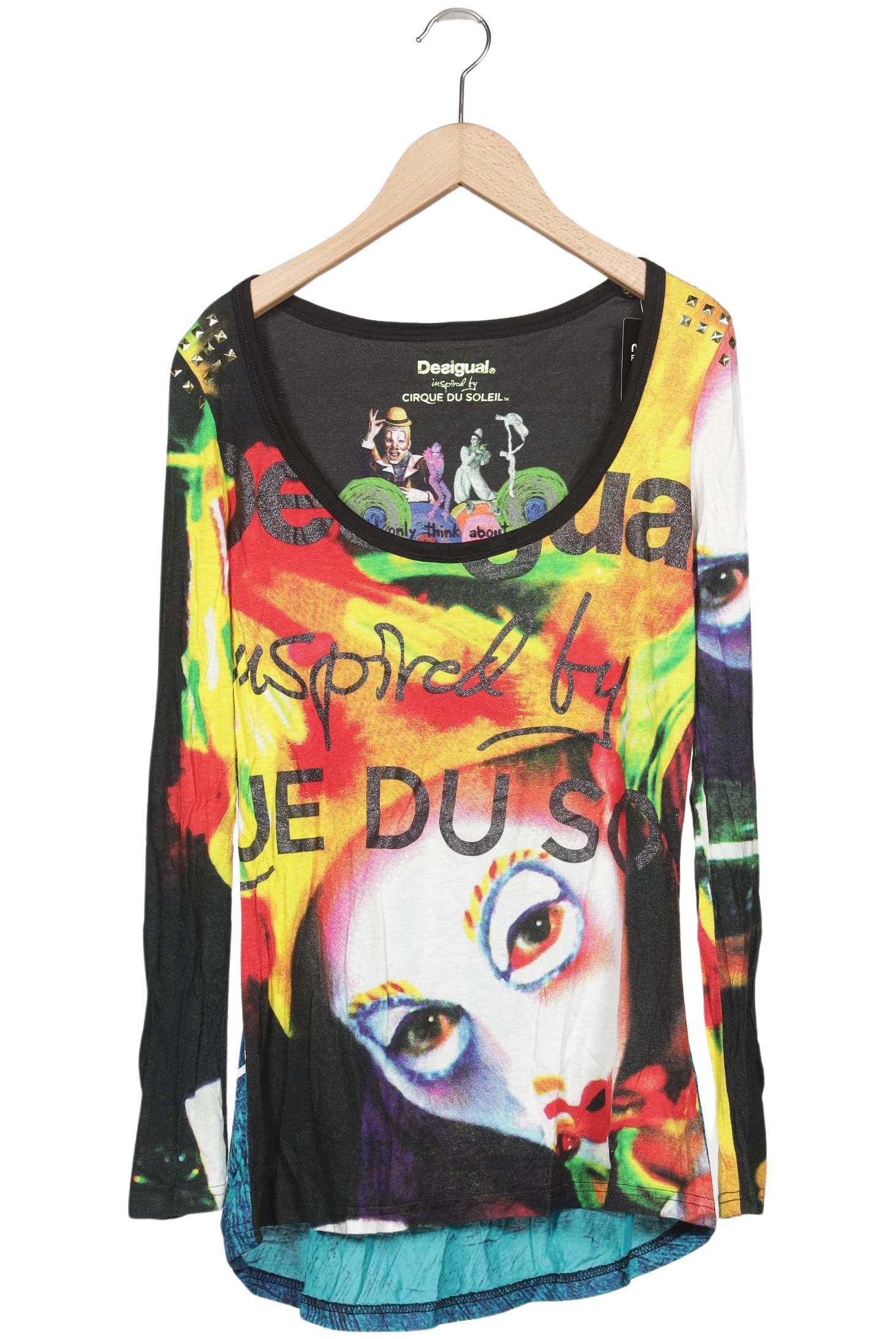 

Desigual Damen Langarmshirt, mehrfarbig, Gr. 38