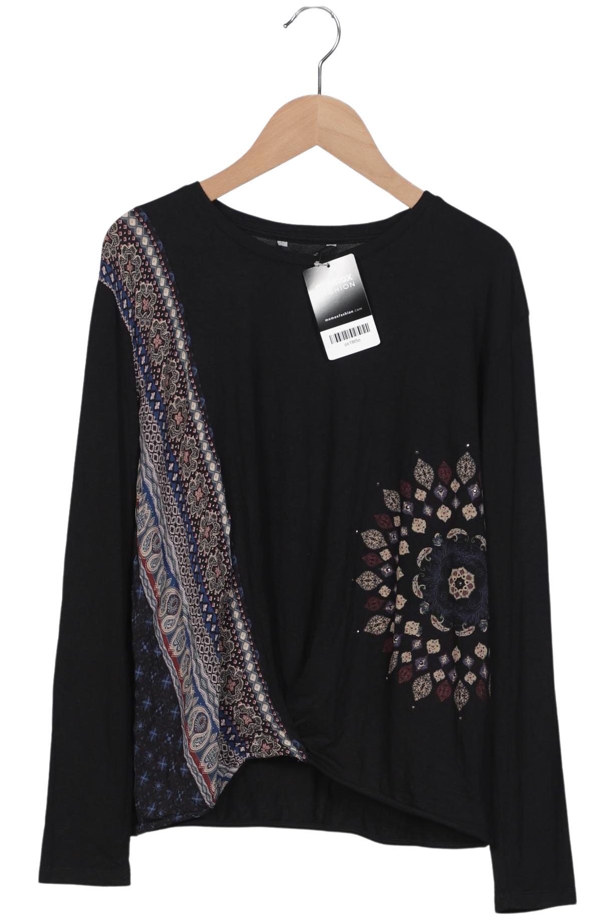 

Desigual Damen Langarmshirt, schwarz, Gr. 36