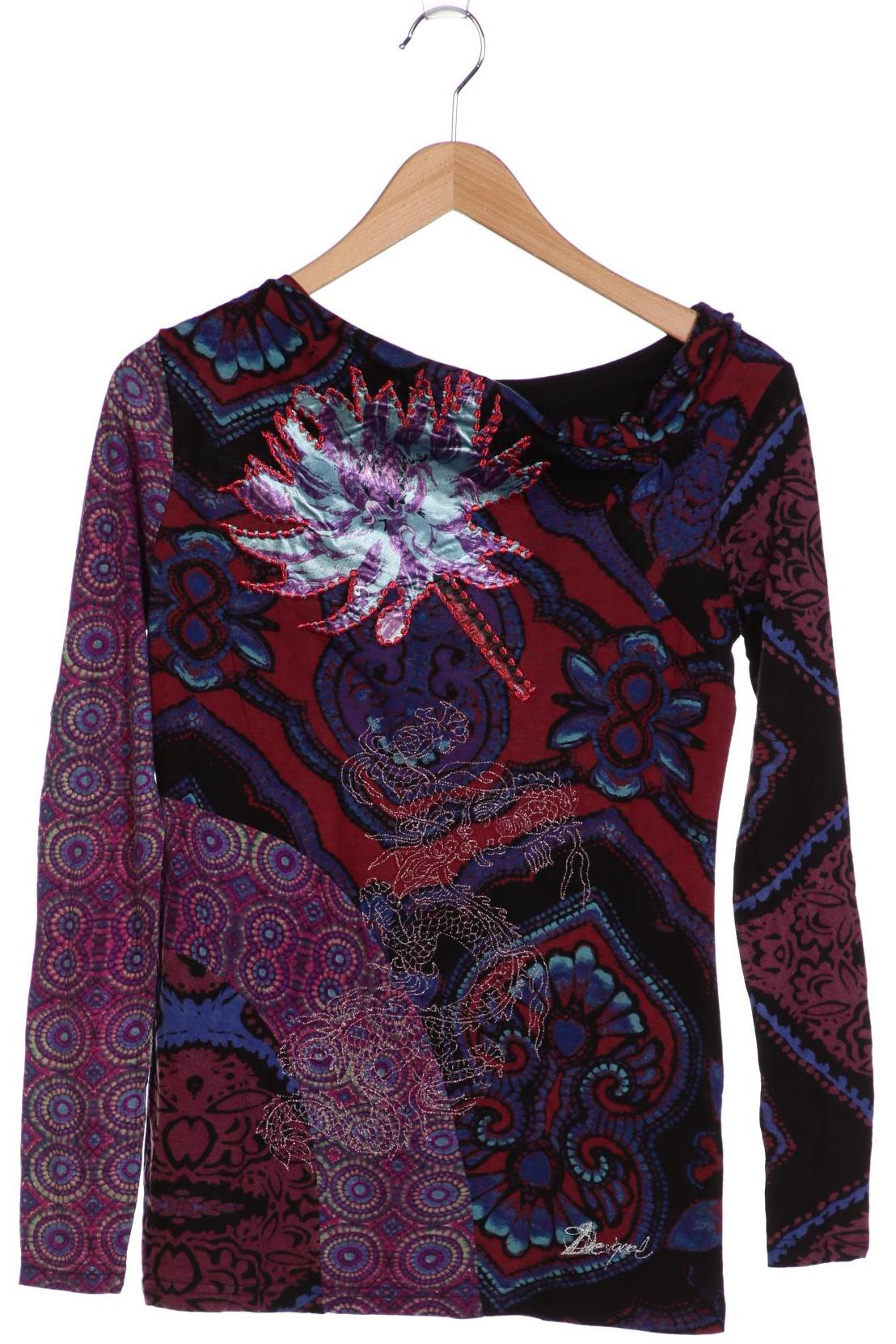 

Desigual Damen Langarmshirt, mehrfarbig, Gr. 42