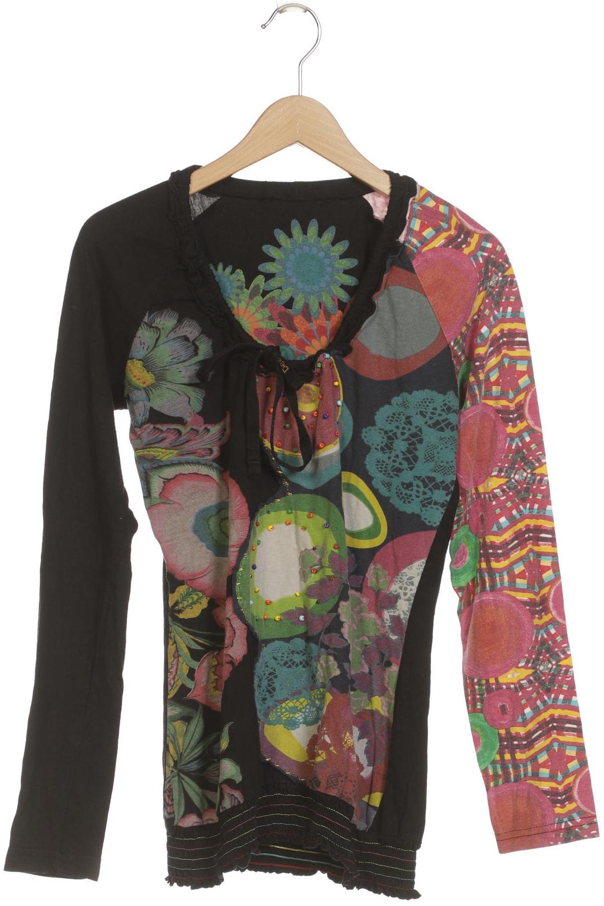 

Desigual Damen Langarmshirt, schwarz, Gr. 38