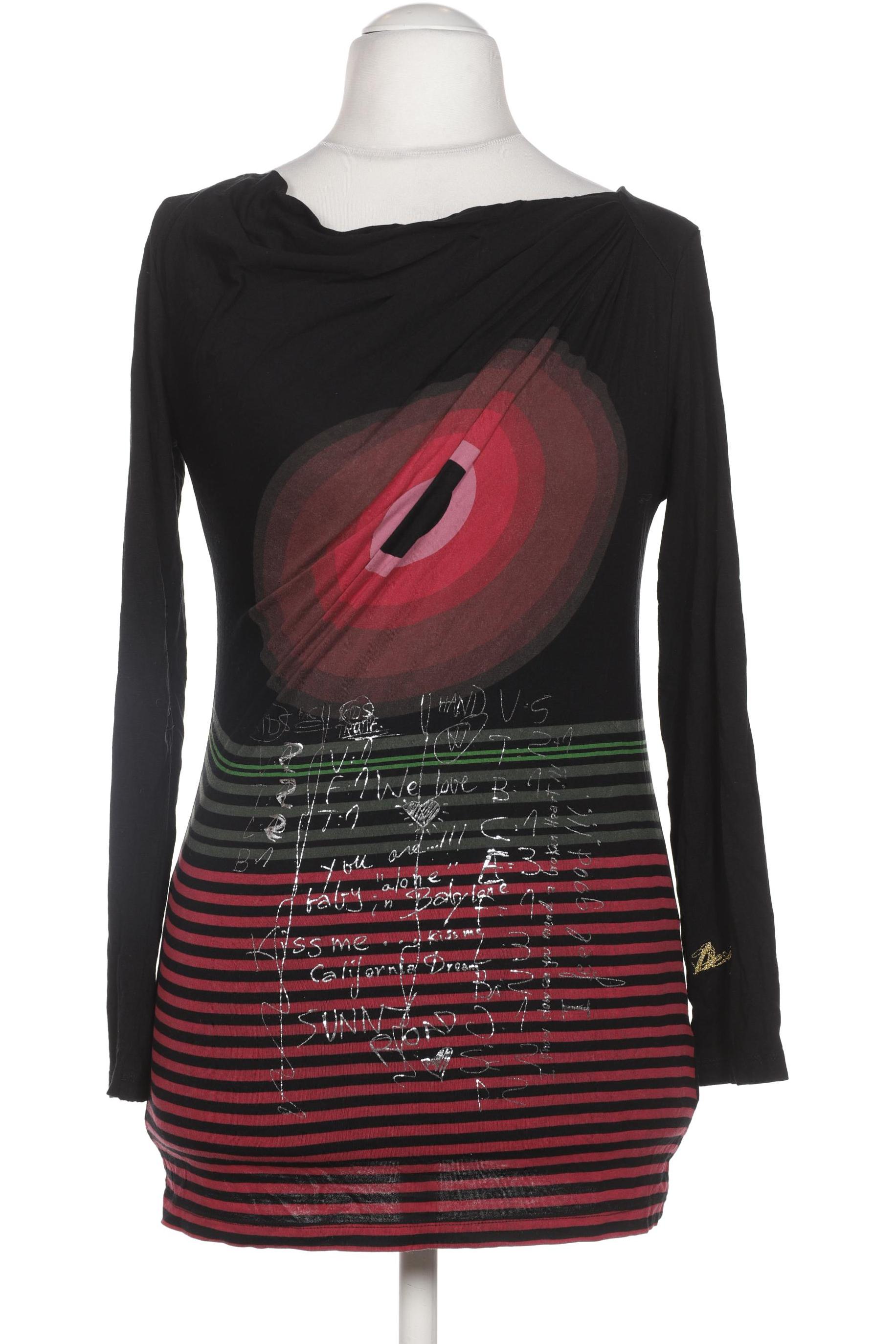 

Desigual Damen Langarmshirt, schwarz, Gr. 38